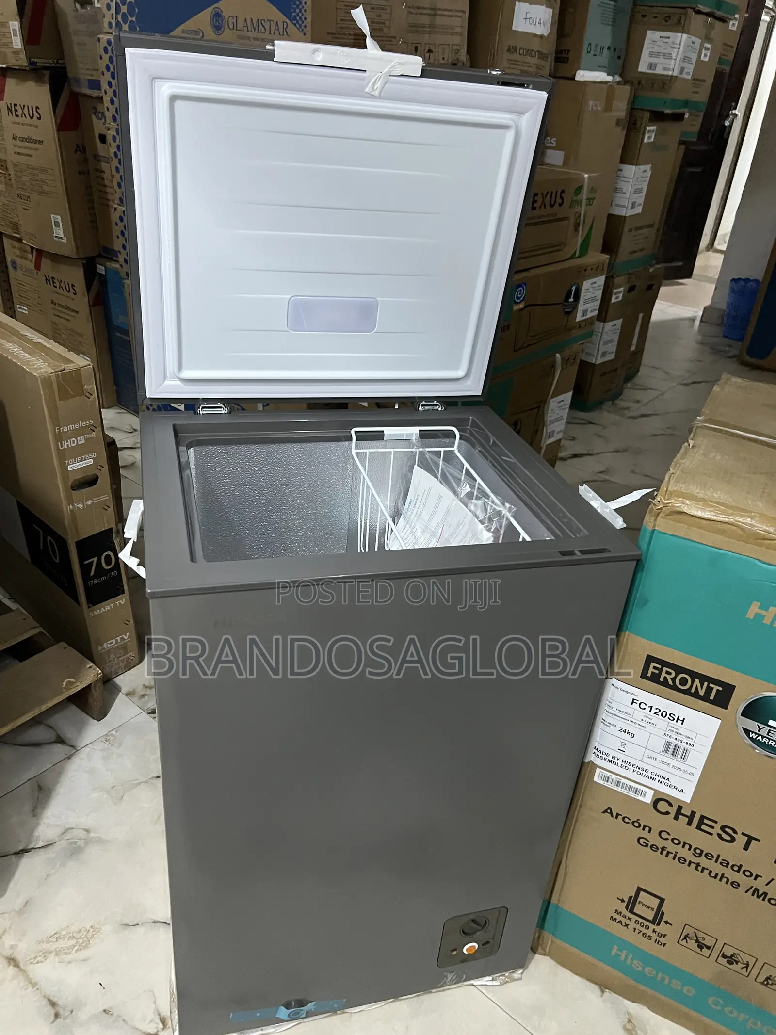 Hisense 95l Chest Freezer – Lockable Lid, Safe Storage