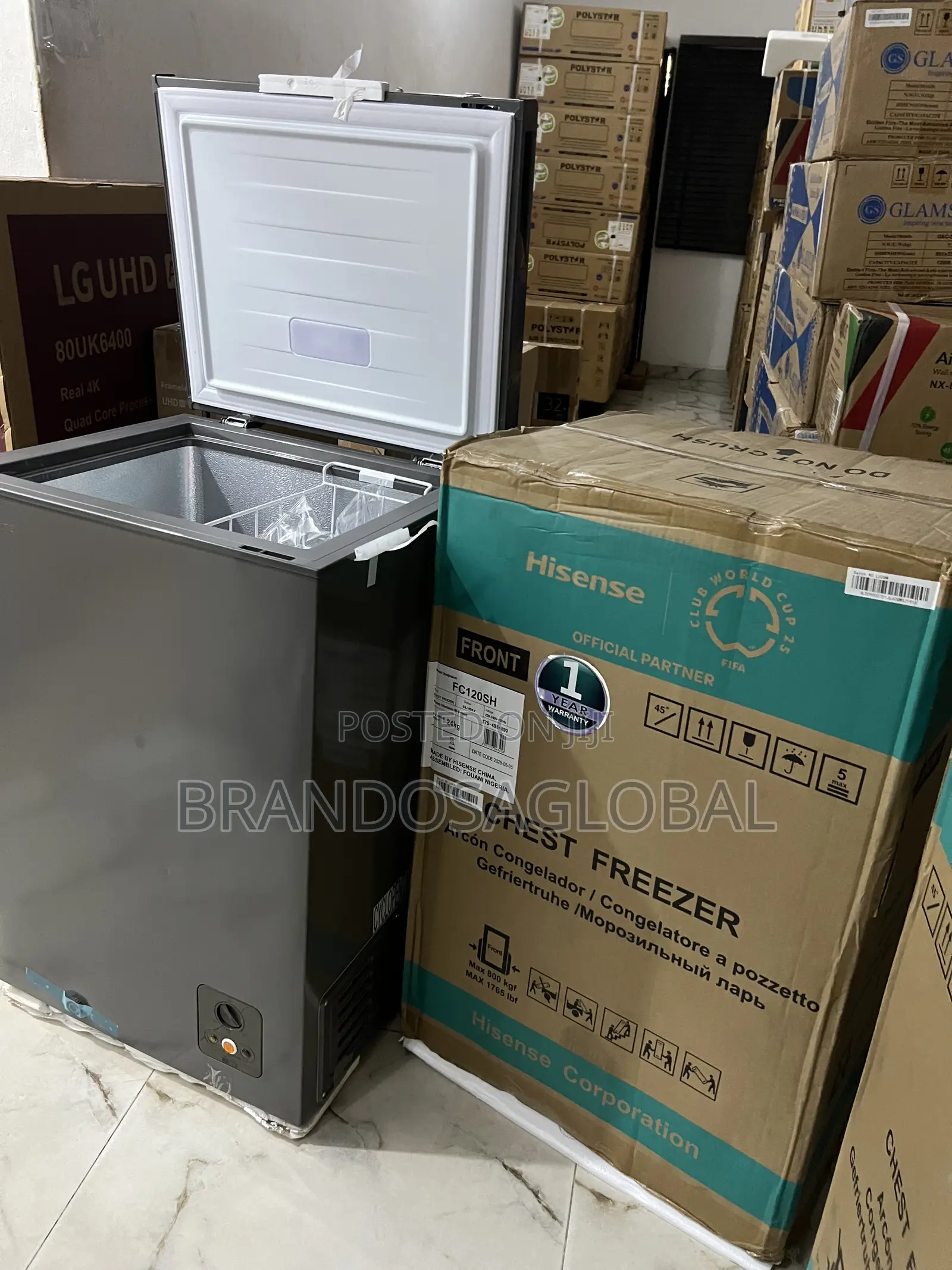 Hisense 95l Chest Freezer – One Basket Included