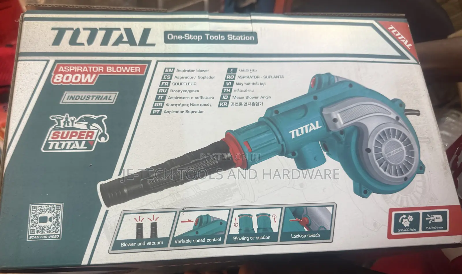 Total Aspirator Blower 800w (Model Tb2086)