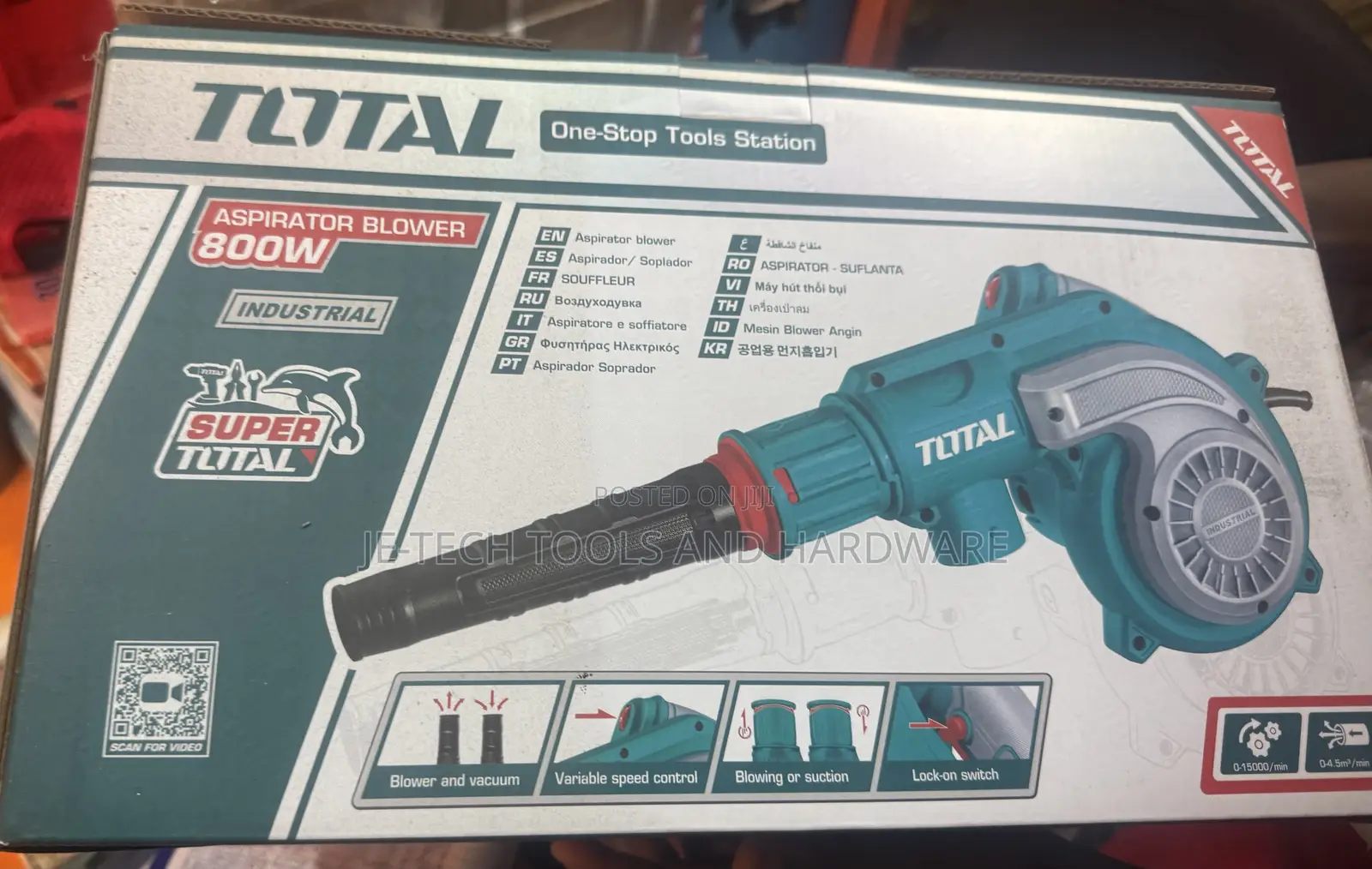 Total Aspirator Blower 800w (Model Tb2086)