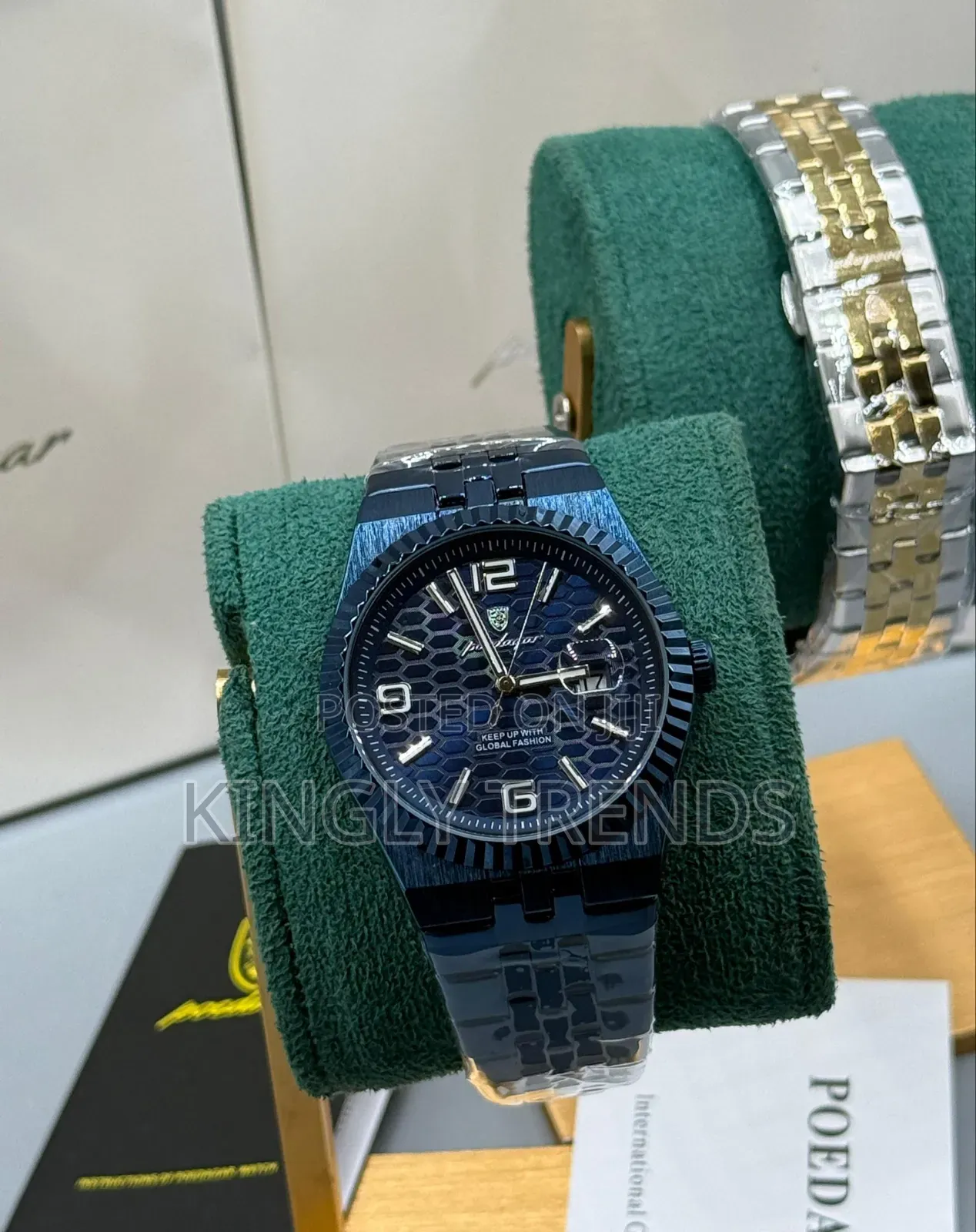 Poedagar Quality Stainless Steel Wristwatch