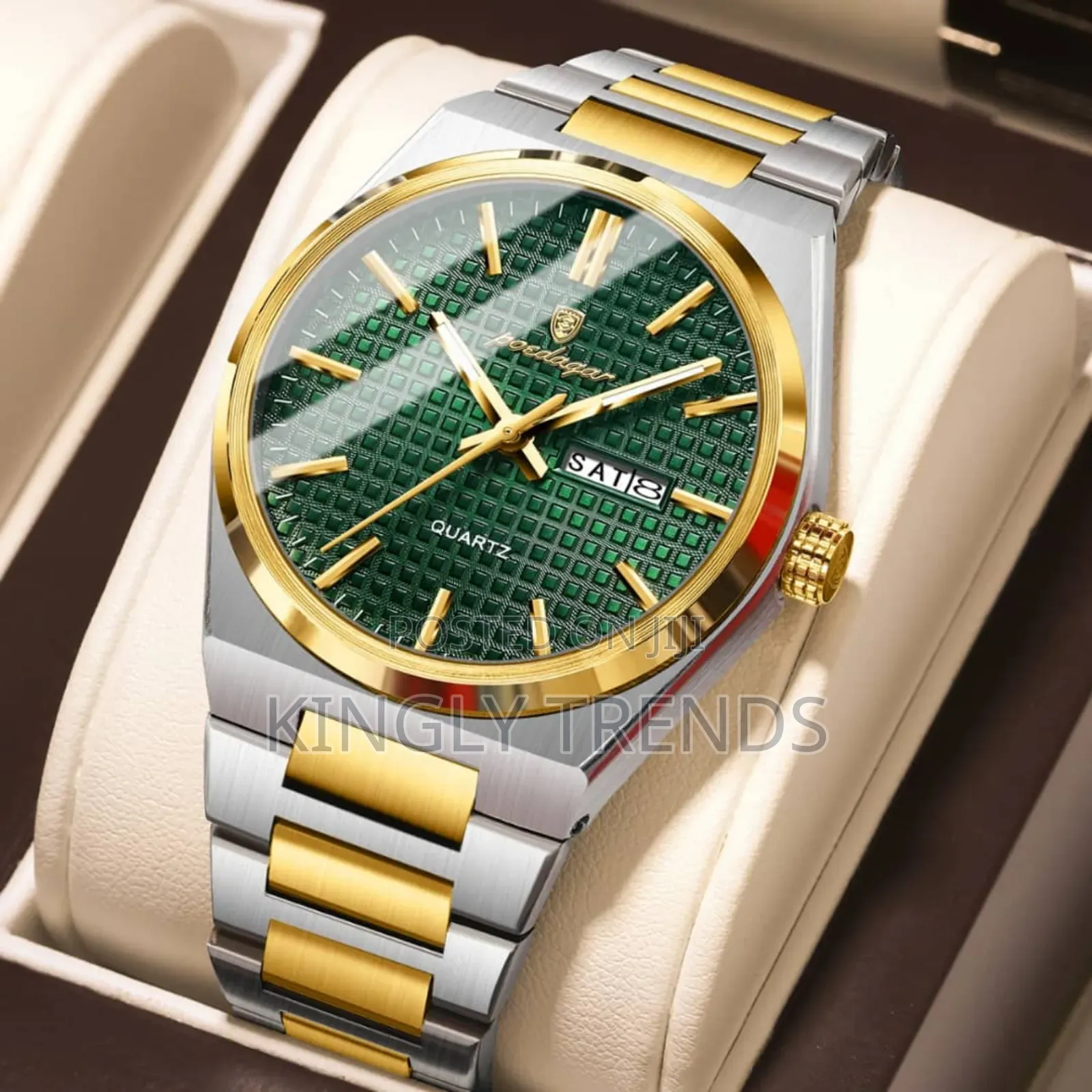 Poedagar Quality Stainless Steel Waterproof Wristwatch