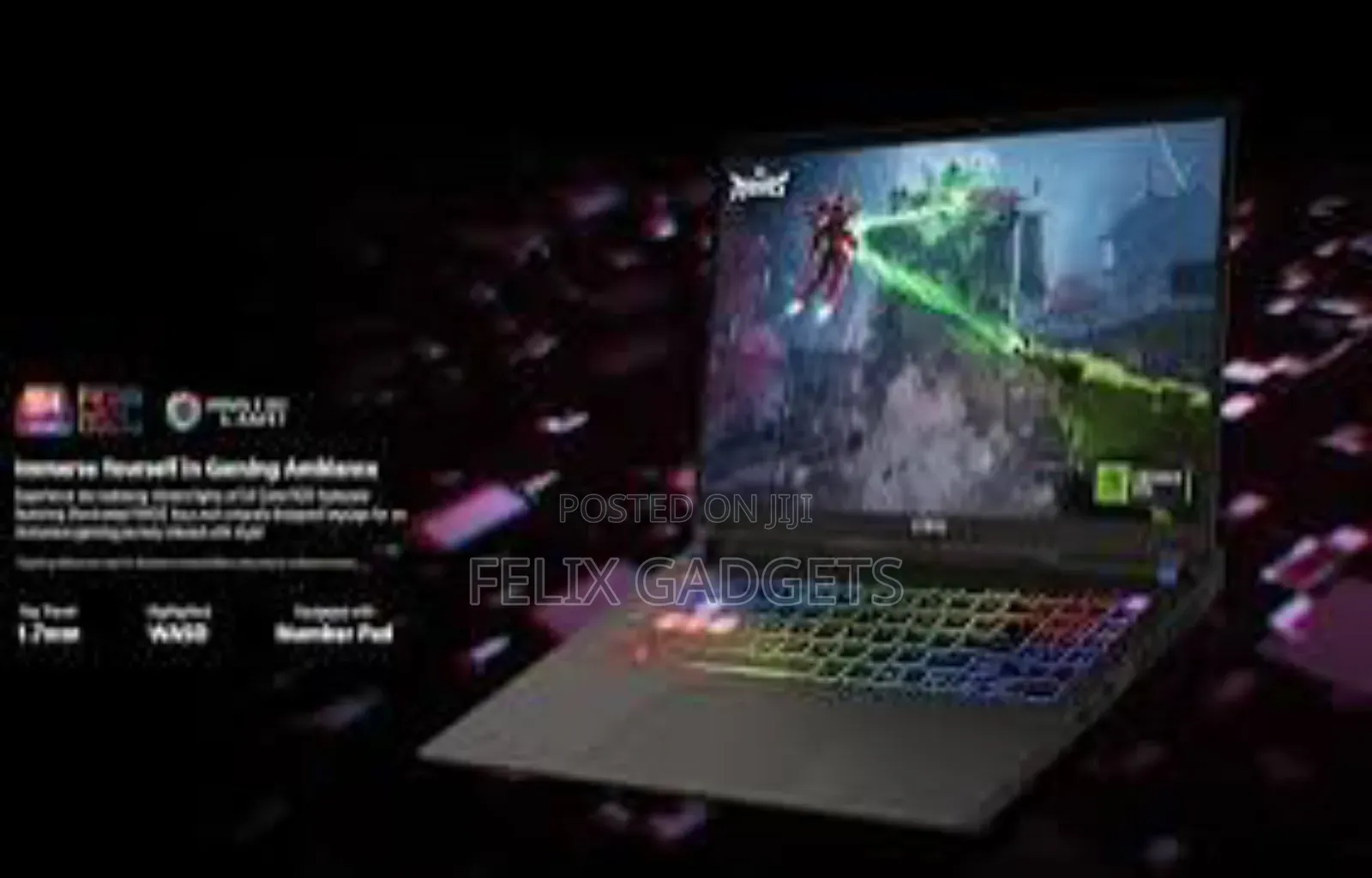 New Laptop MSI Katana 15 16GB Intel Core i7 SSD 1T