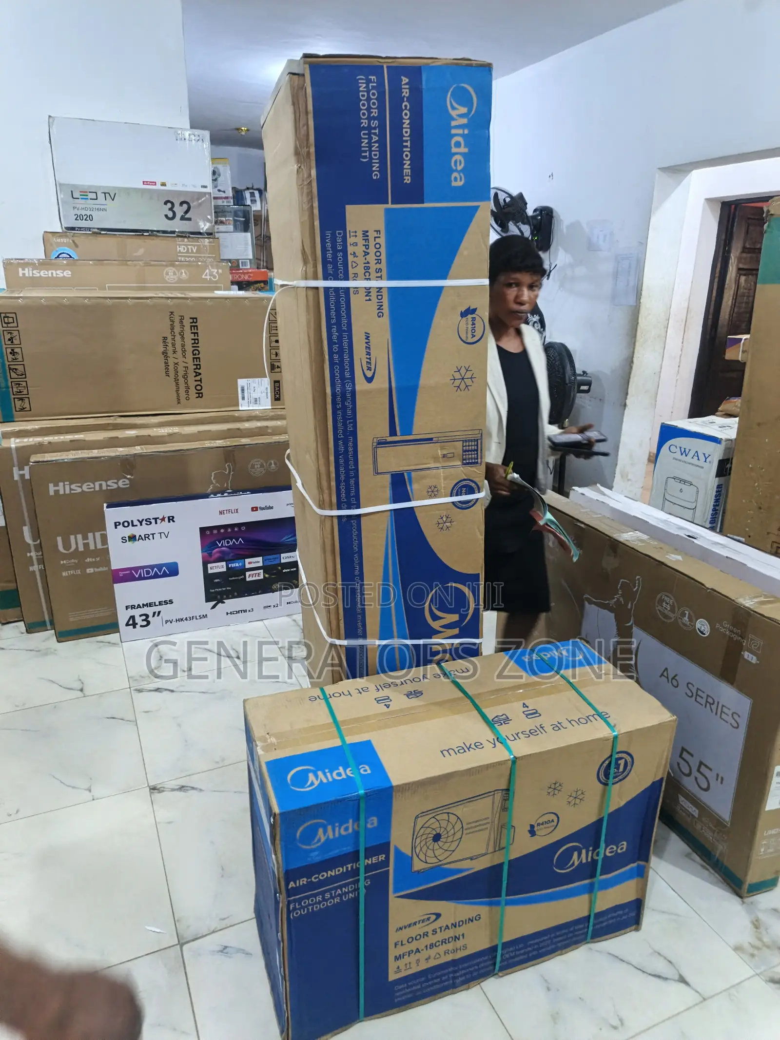 Original and Efficient Midea 2hp Floor Standing Ac -- Best Seller