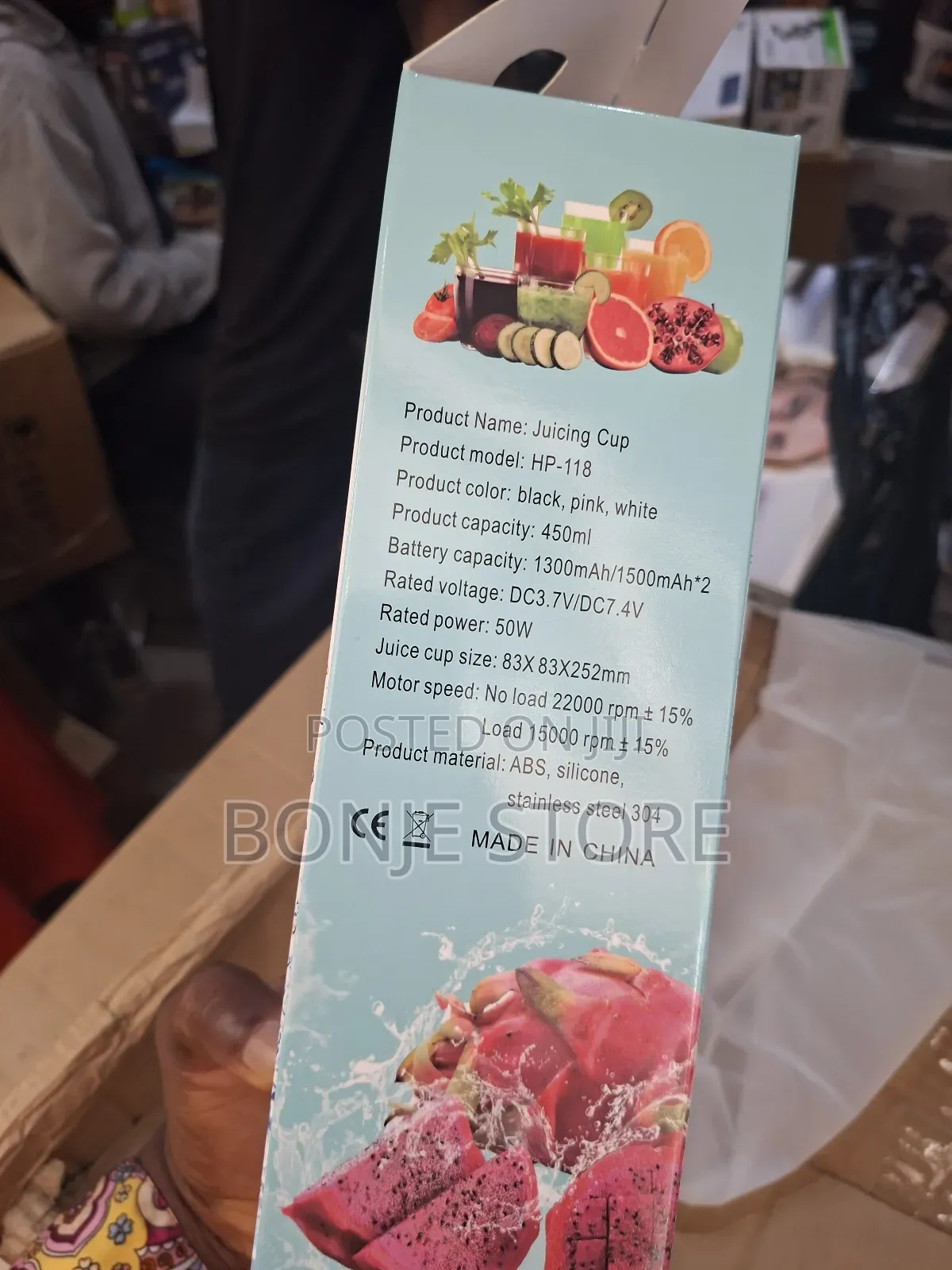450ml Juicing Cup, Rechargeable Juicer