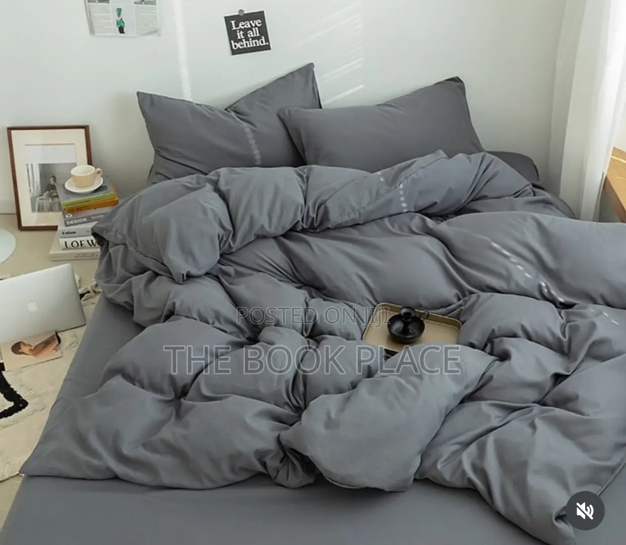 Gray Color Cotton Sheets