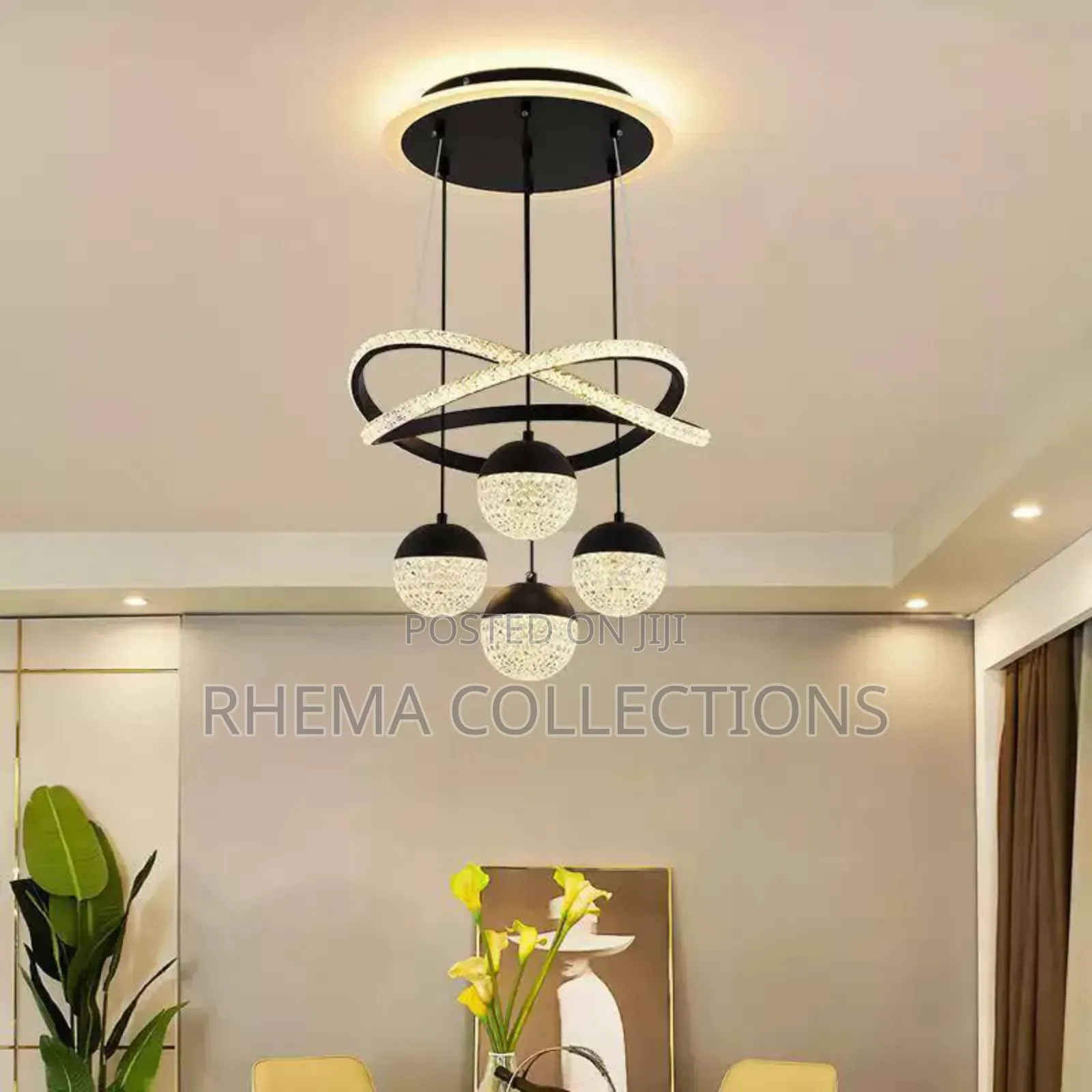 Modern Design Pendant Chandelier Light With Remote Control