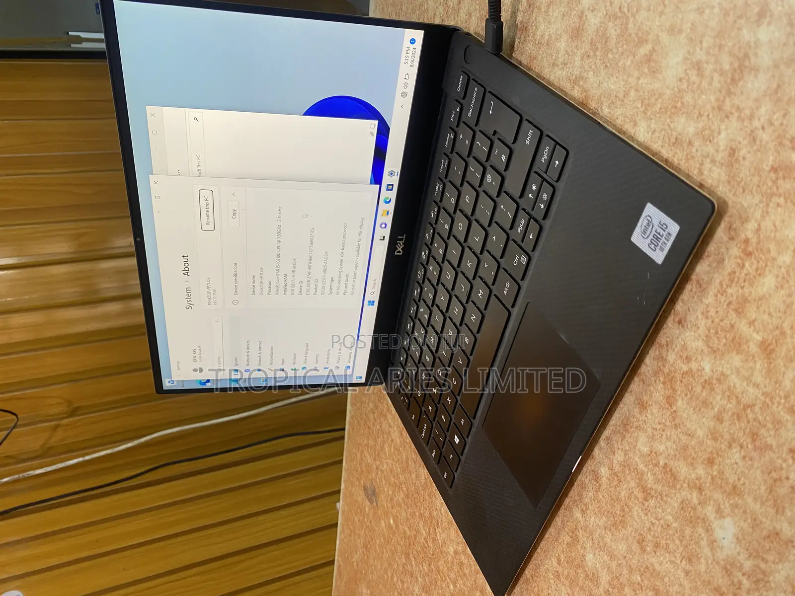 Laptop Dell XPS 13 7390 8GB Intel Core I5 SSD 256GB