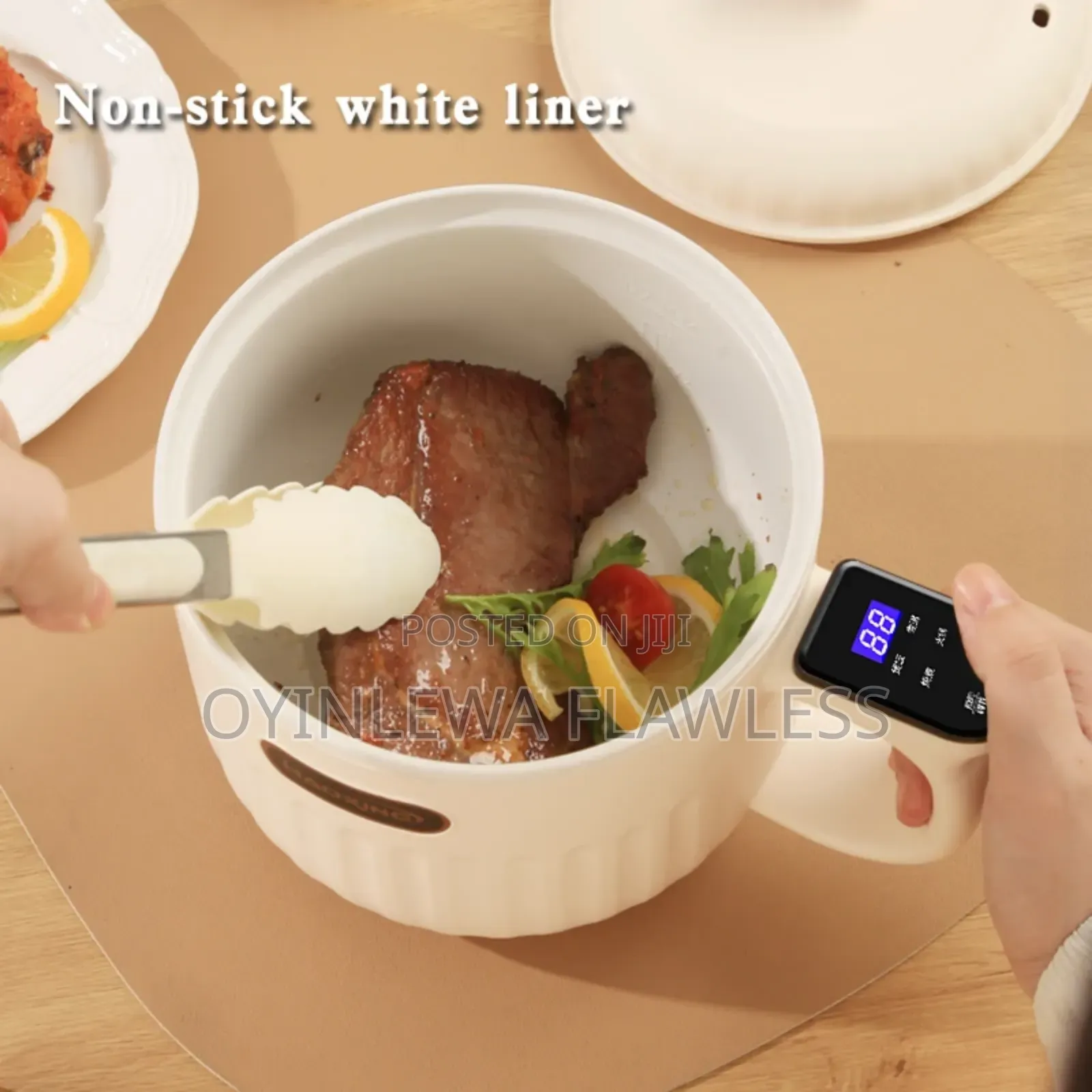2l Multifunctional Mini Electric Cooking Frying Non-Stick Pot