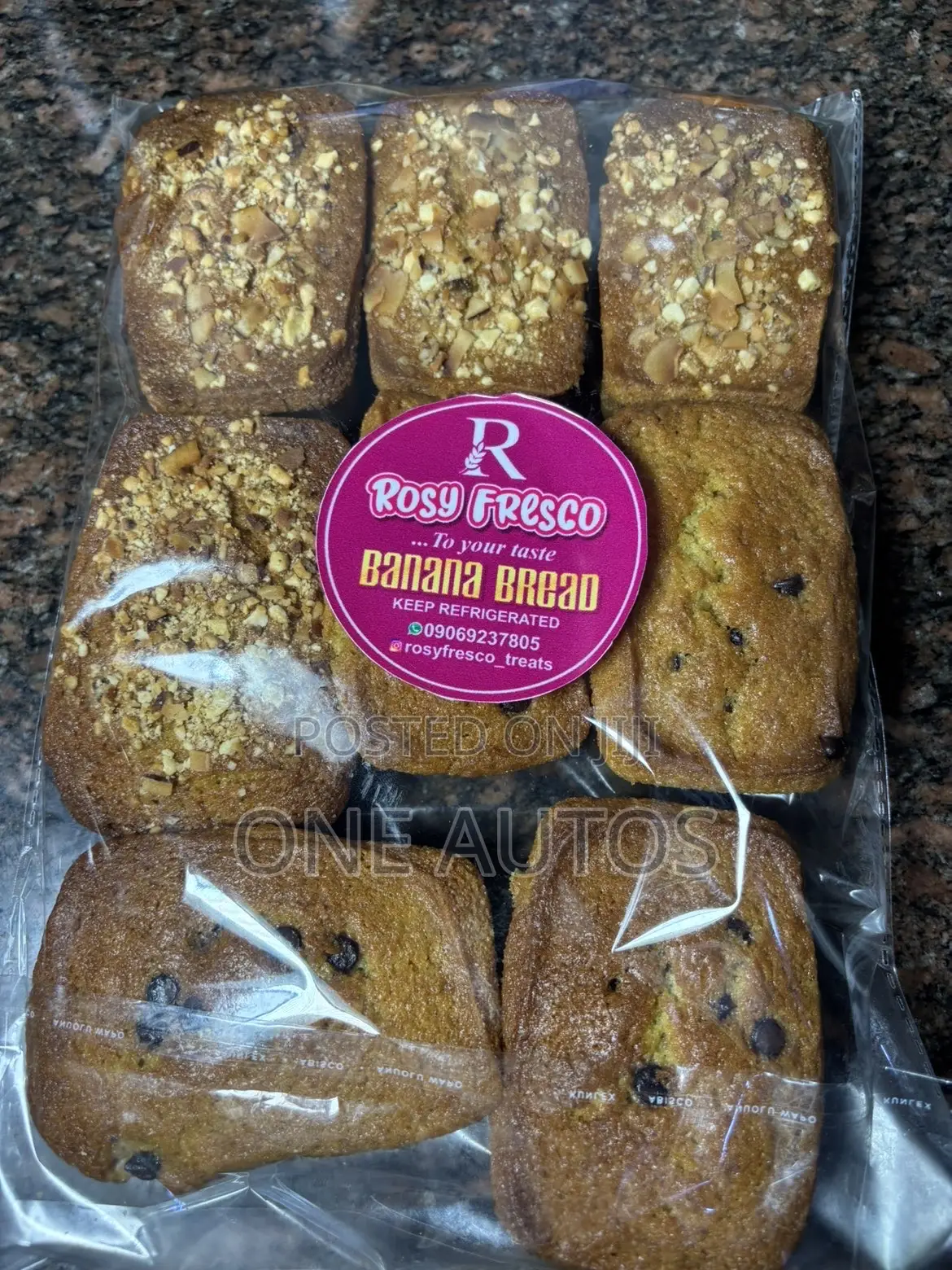 Freshly Baked Banana Bread