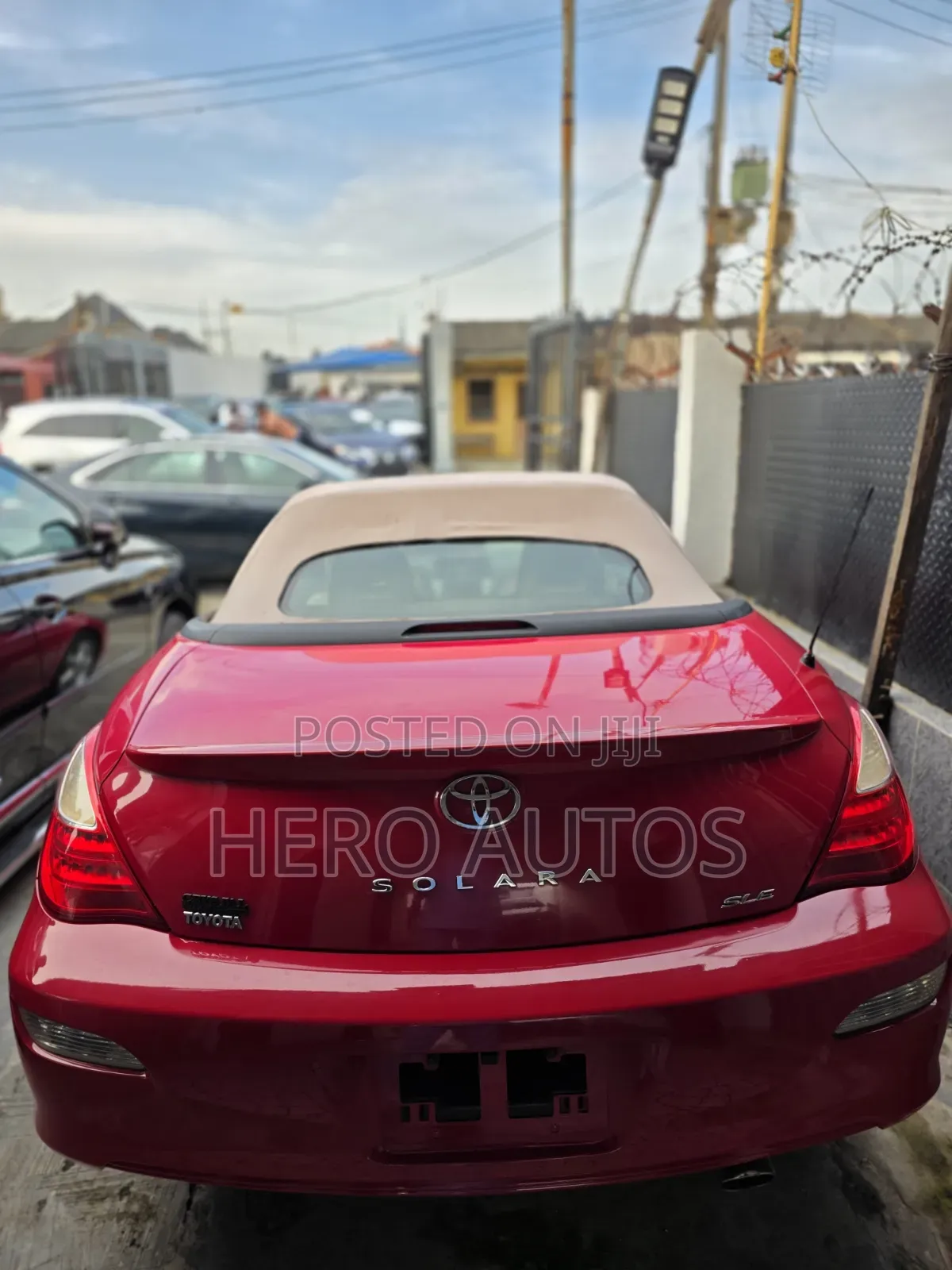 Toyota Solara 3.3 Convertible 2009 Red