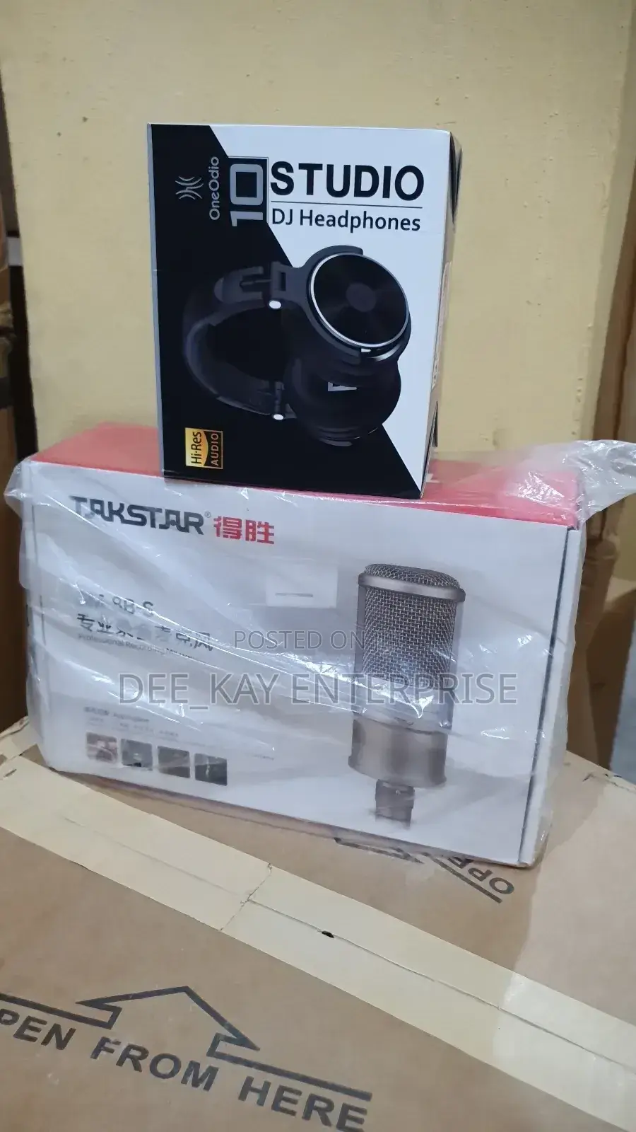 Takstar Sm-8b-S Mic With Oneodio Headphine