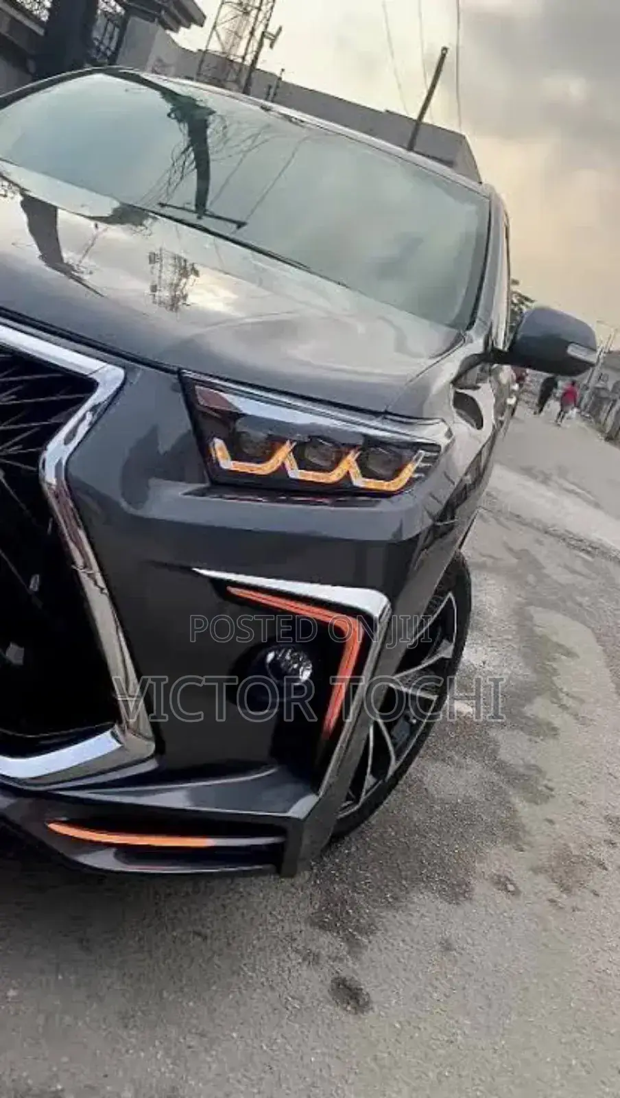 2012 Highlander Facelift To Lexus Face With 3 Torch Headlights