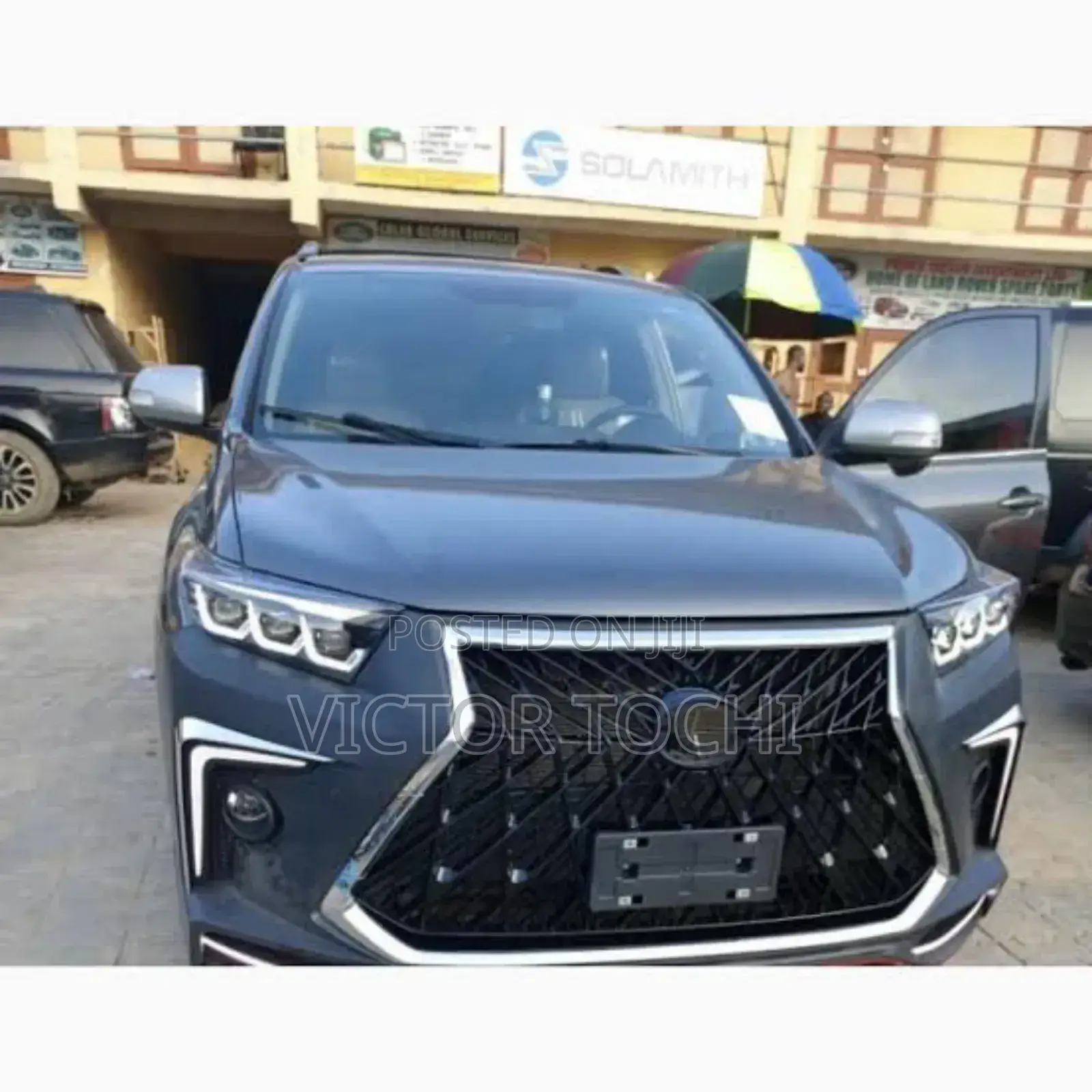 2012 Highlander Facelift To Lexus Face With 3 Torch Headlights