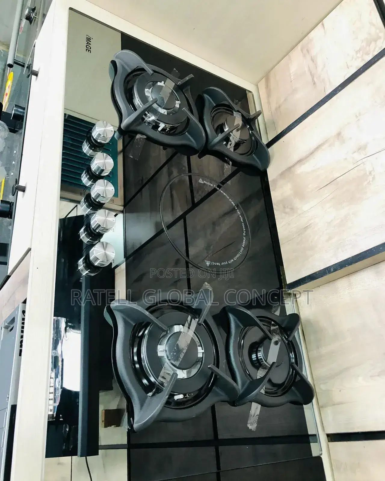 Image Built-in Gas Cooker (4 Gas Burner and 1 Electric Burner )