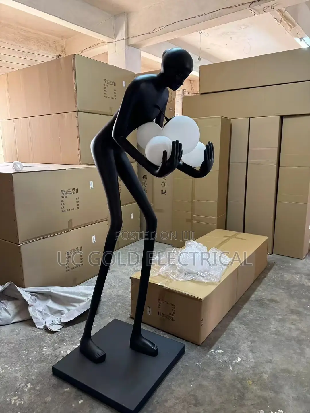 Nordic Creative Human-Shaped Art Sculpture Floor Lamp Home Display