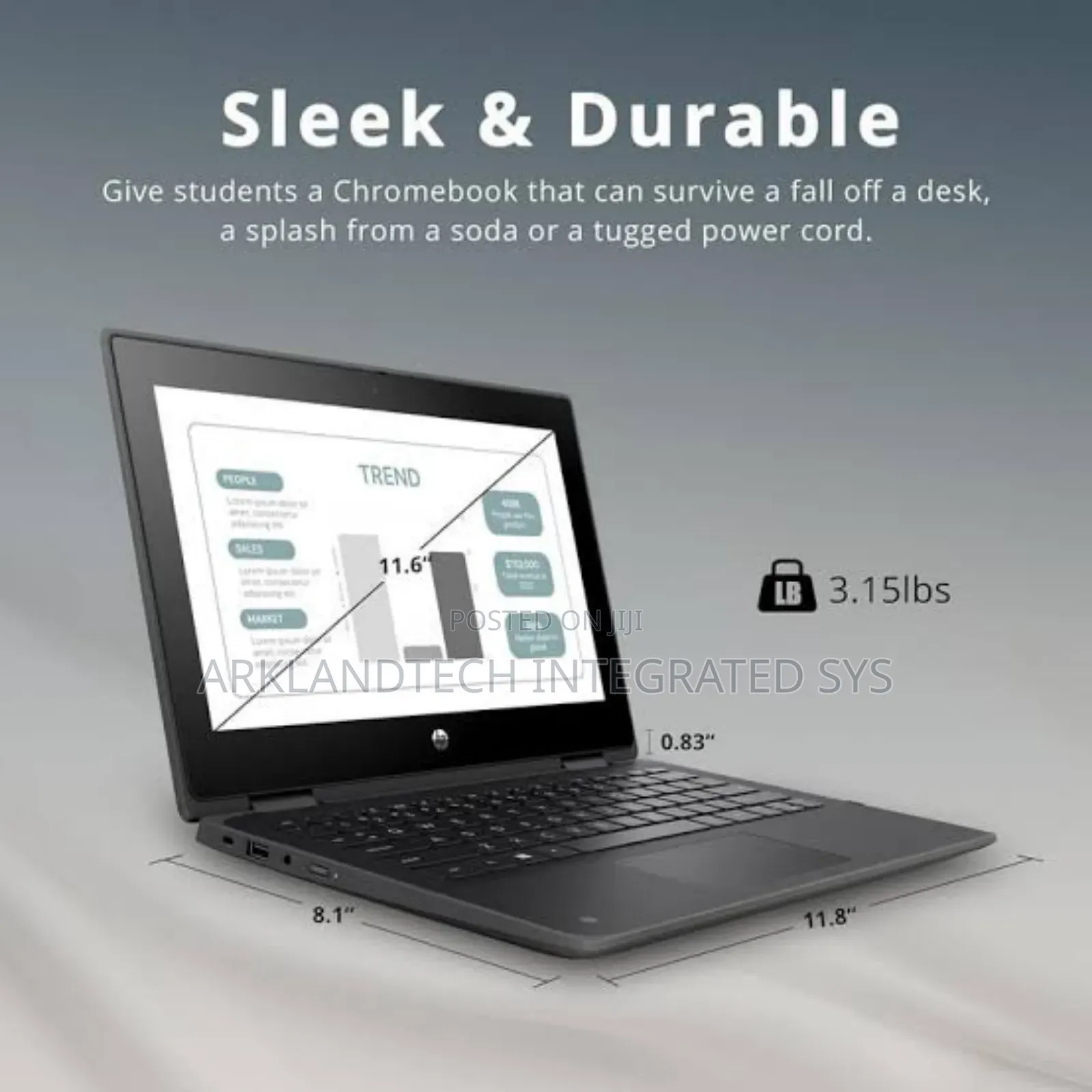 New Laptop HP ProBook 11 X360 G2 EE 4GB Intel Celeron SSD 128GB