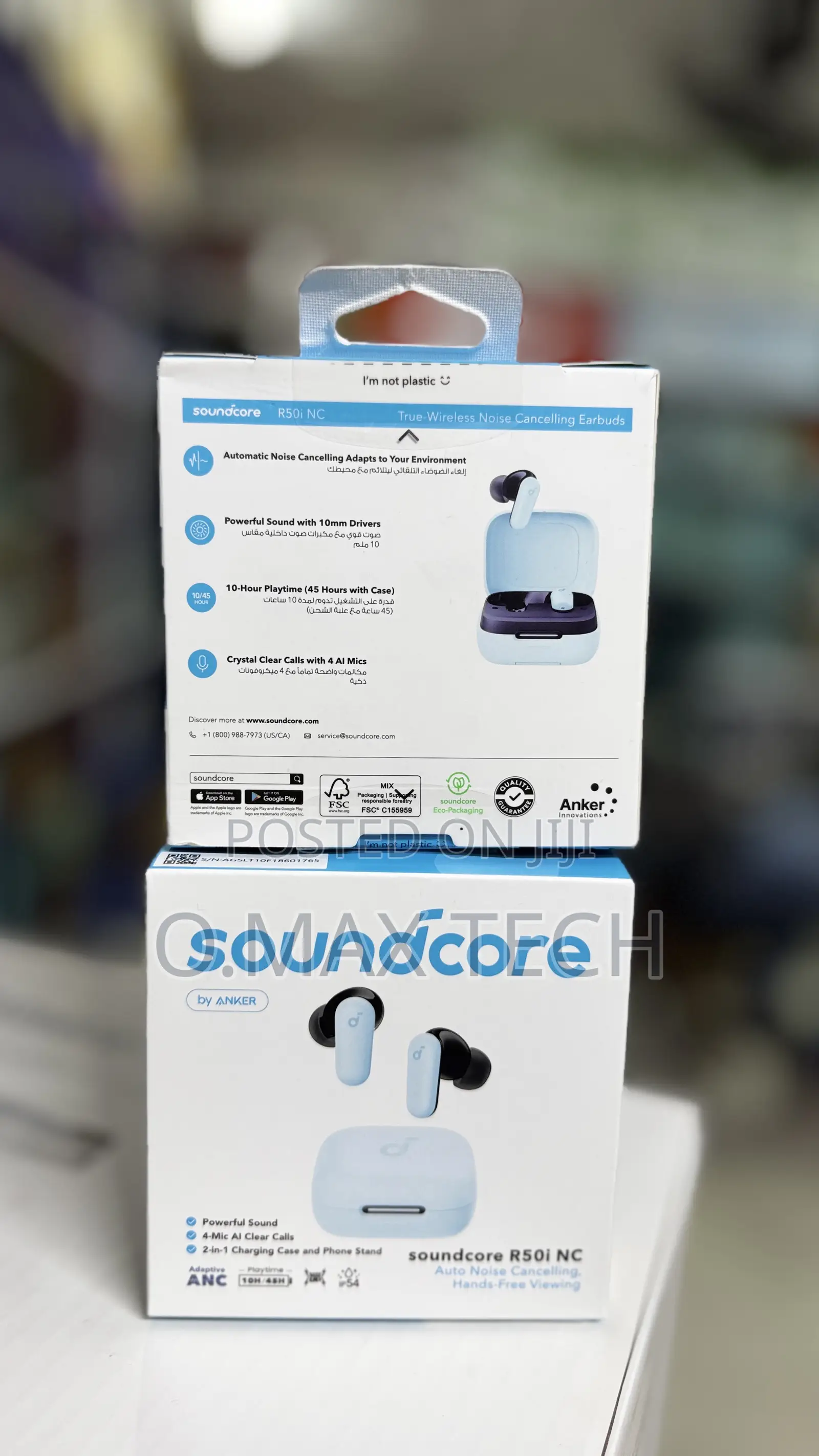 Soundcore R50i Nc By Anker Noise Cancelling In Ear Earbuds