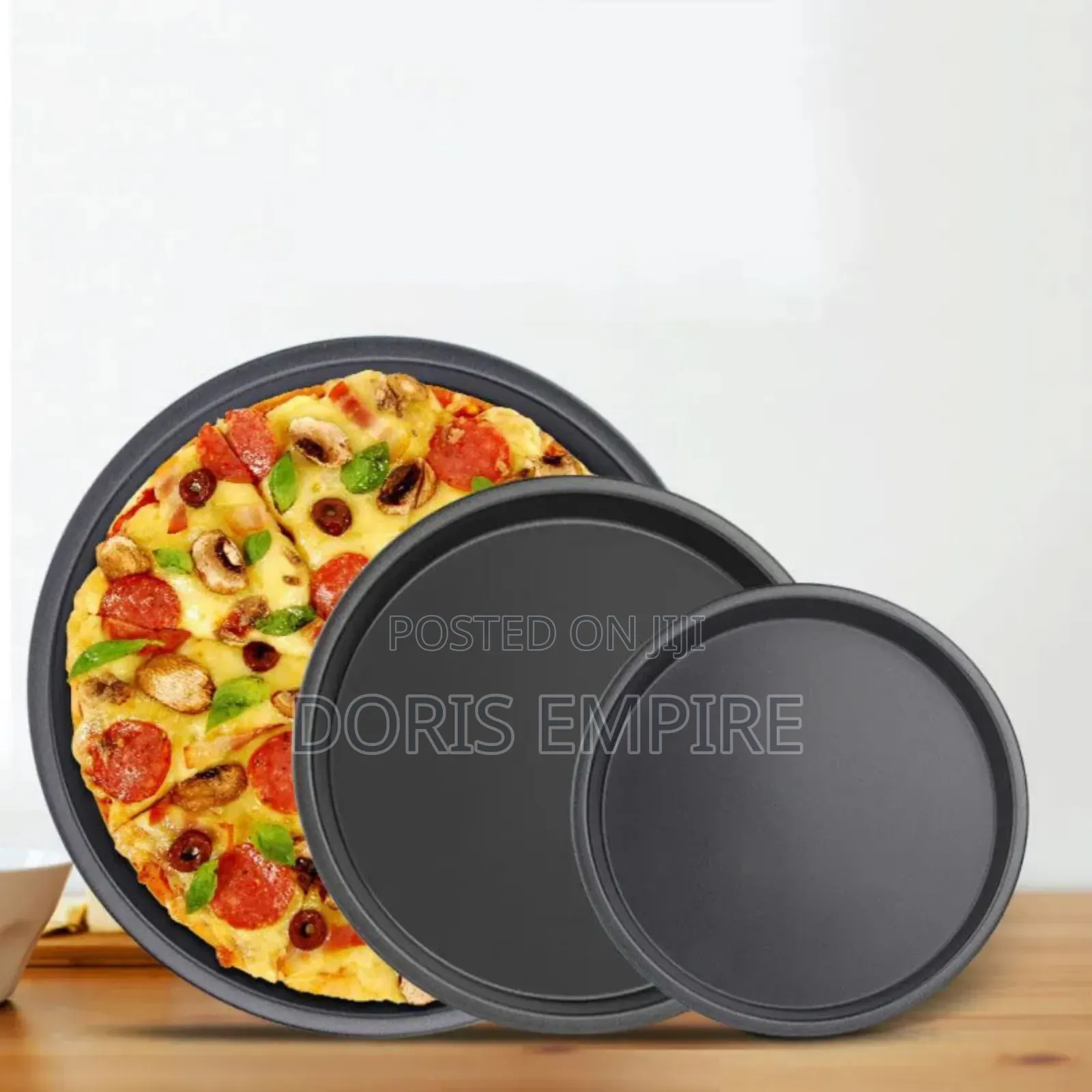 Nonstick Carbon Steel 3in1 Pizza Pan.