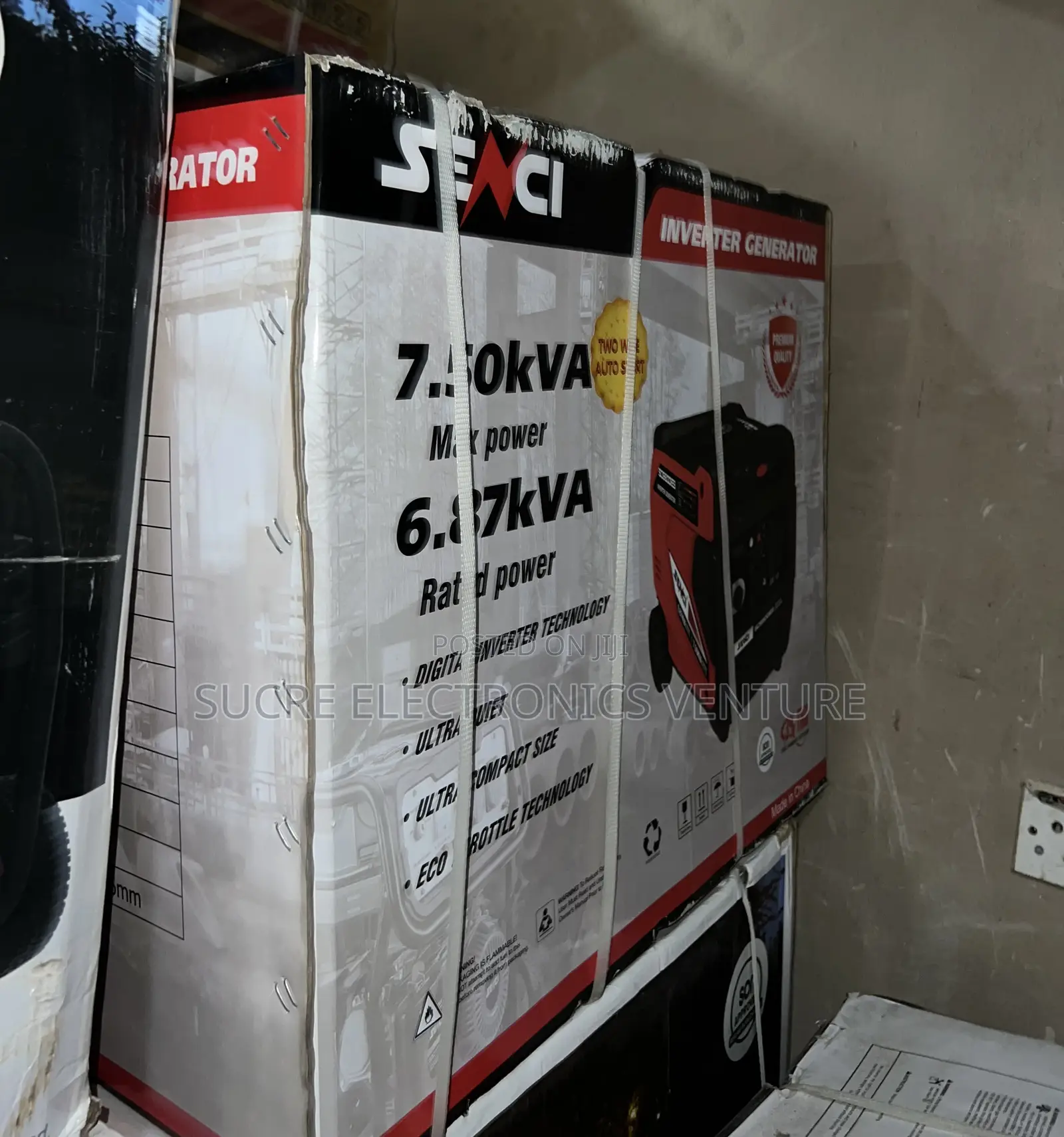 7.5kva Soundproof, Remote and Button Start Senci Inverter Generator