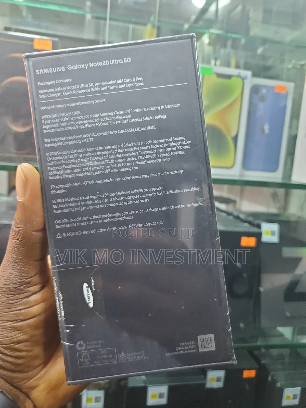 New Samsung Galaxy Note 20 Ultra 5G 256 GB