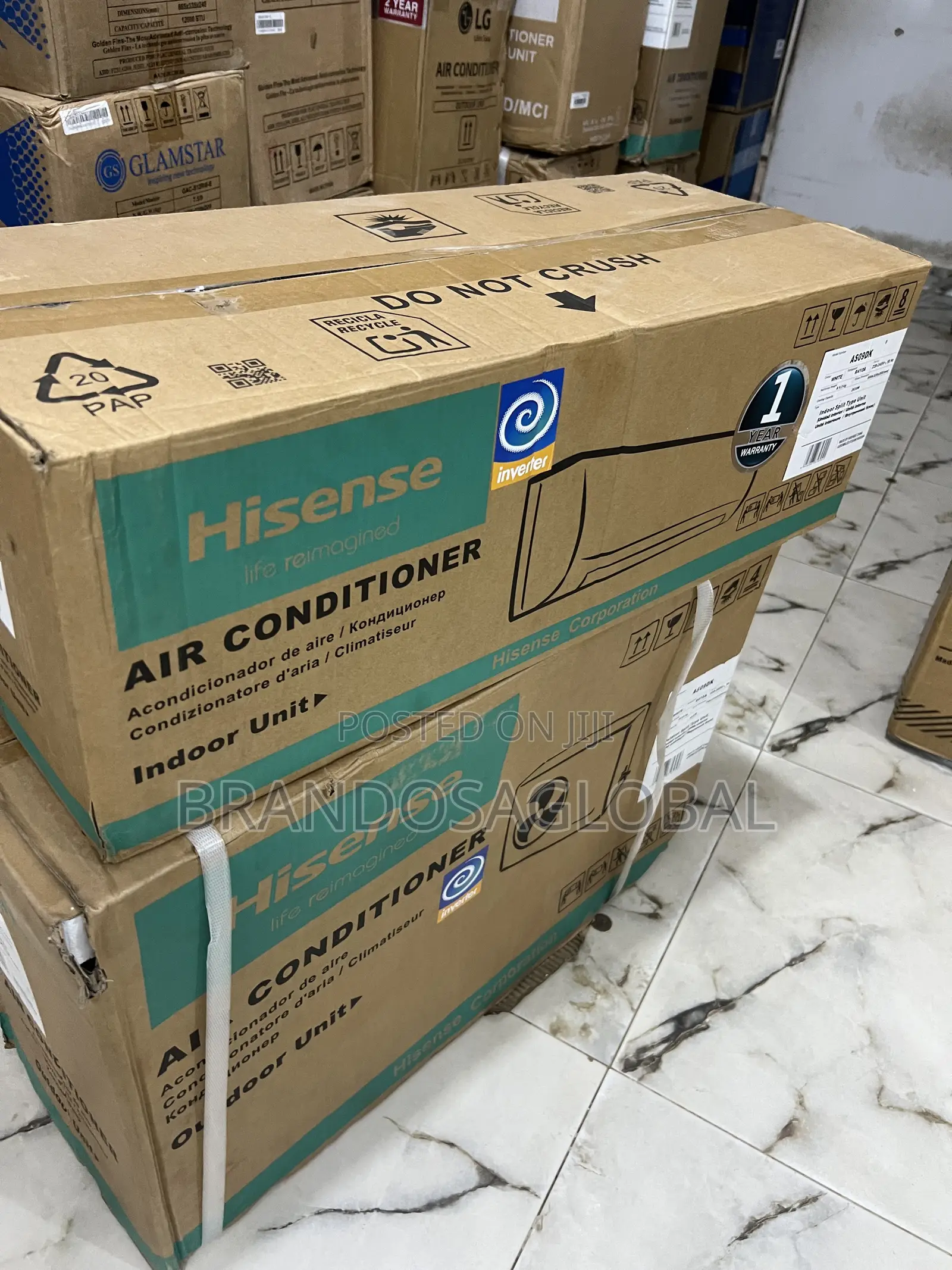 Brand New Hisense 1hp Inverter Ac With Led Display