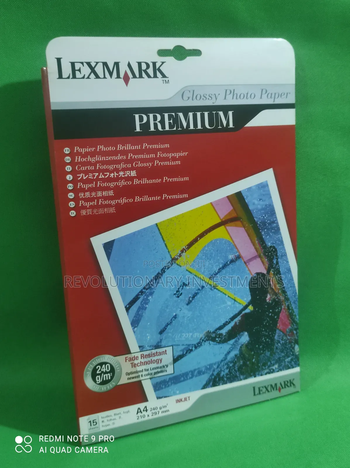 Lexmark Premium Glossy Photo Paper A4, 15 Sheets