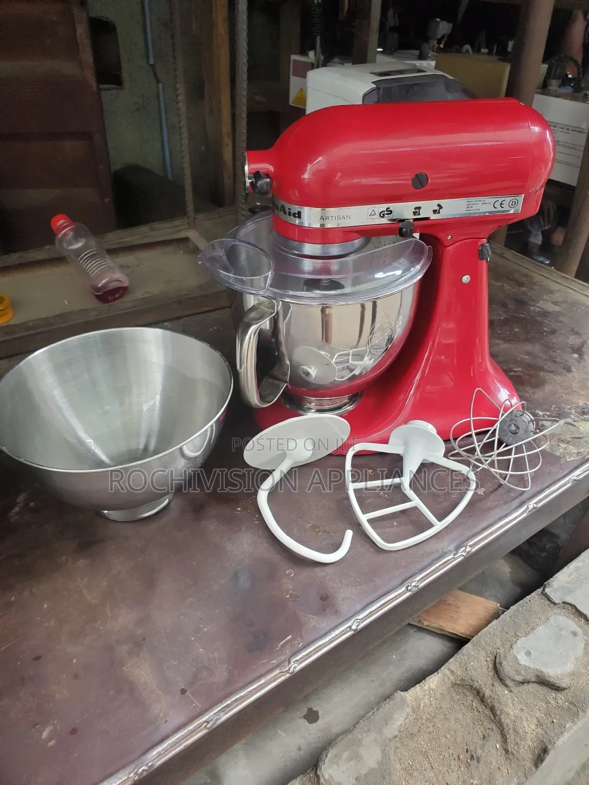 Kitchenaid Artisan Mixer Red Dough Mixer With 2bowls