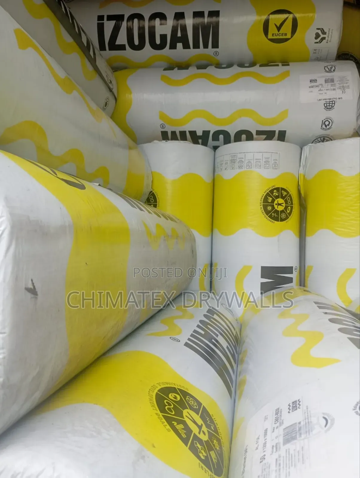 Rockwool With Foils Martech,Kkg,Izocam,Luxembourg, Jv Insulation E.T.C