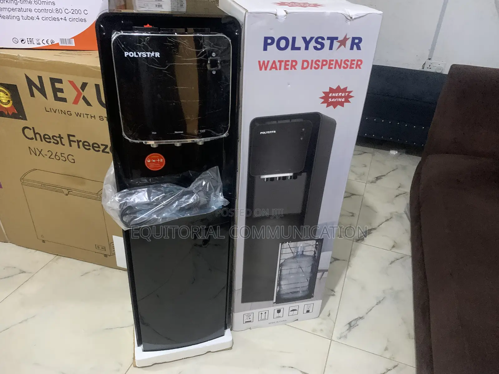 Polystar Water Dispenser With Fridge Compartment