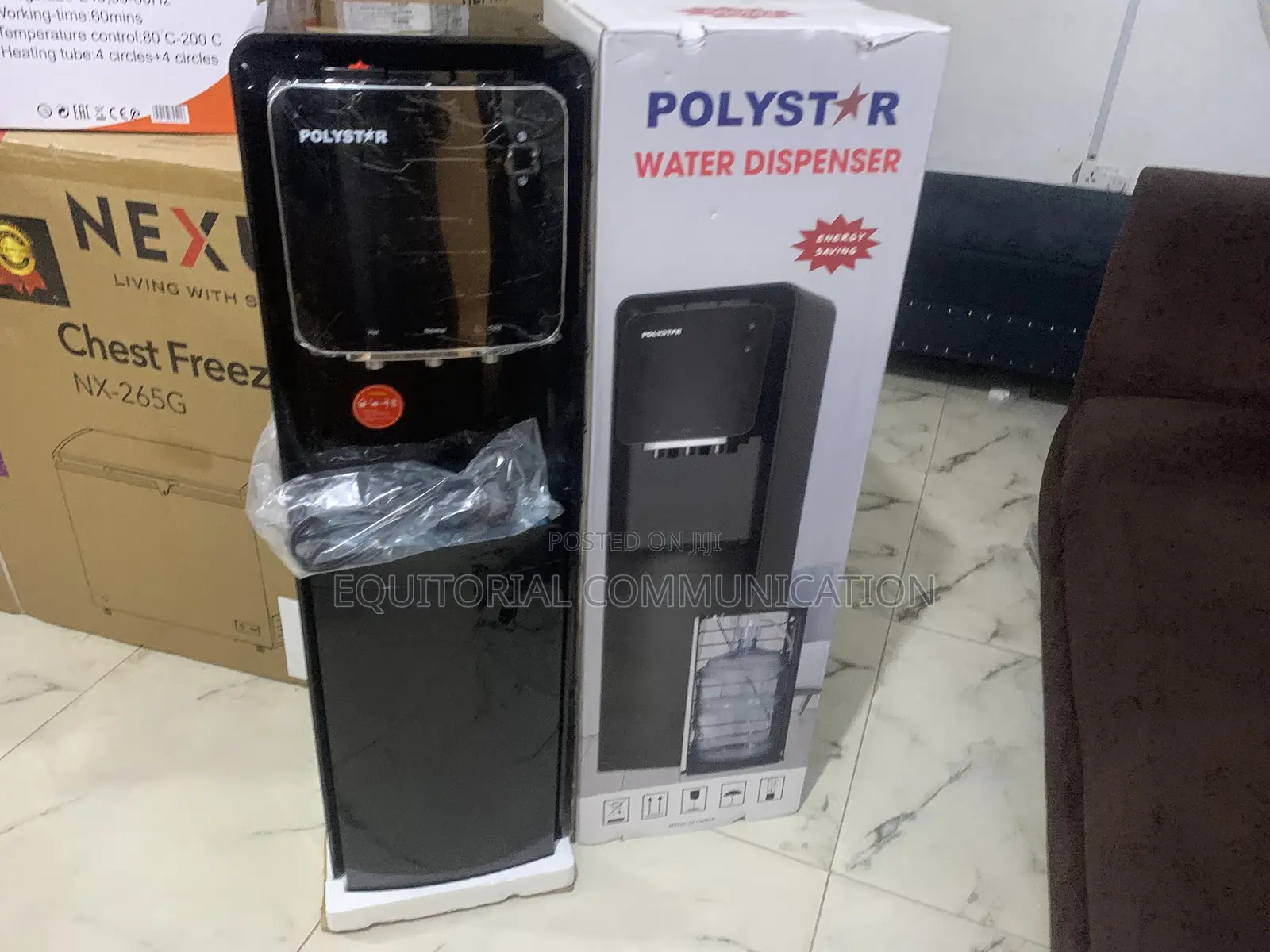Polystar Water Dispenser With Fridge Compartment