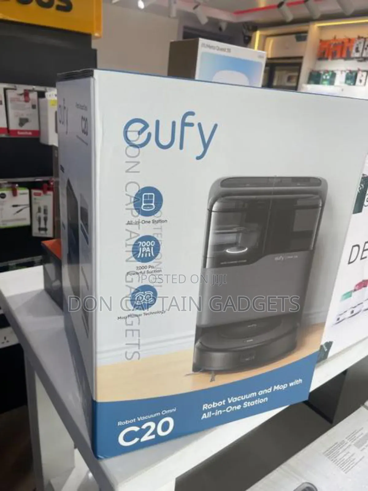 Eufy C20 Robot Vacuum Cleaner Omni and Mob With All in One Station