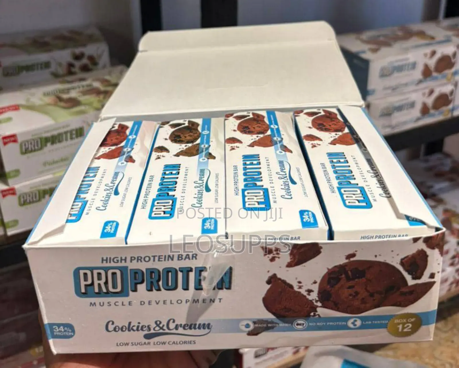 Pro Protein Bars (Whey Isolate Bars X12)