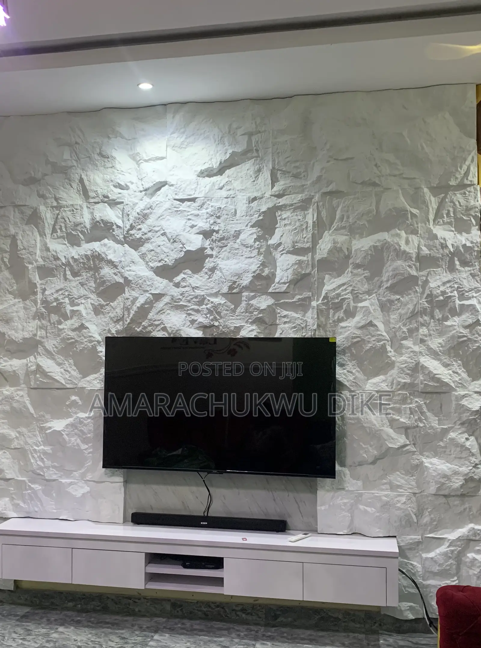 60mm Modern Design Wall Pu Stone Panel Mountain Rock Panel