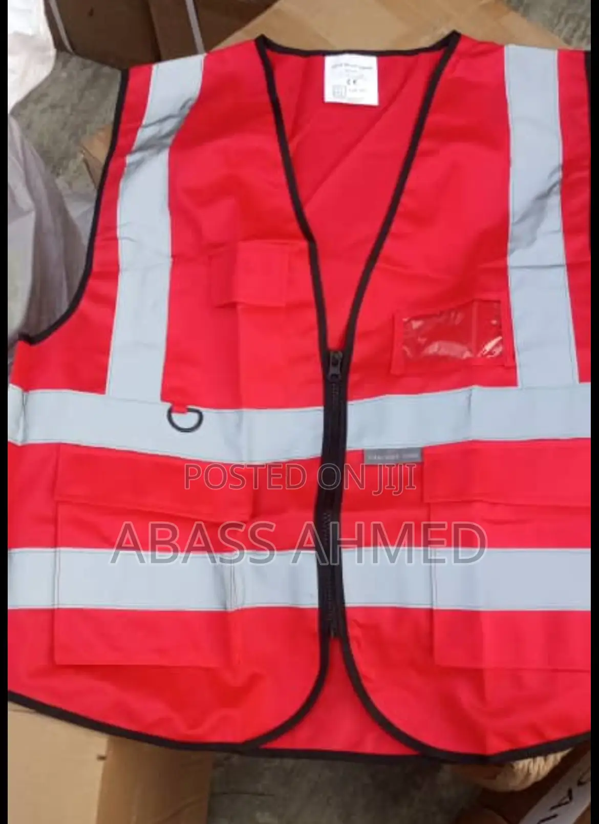 Reflective Jacket With Pocket