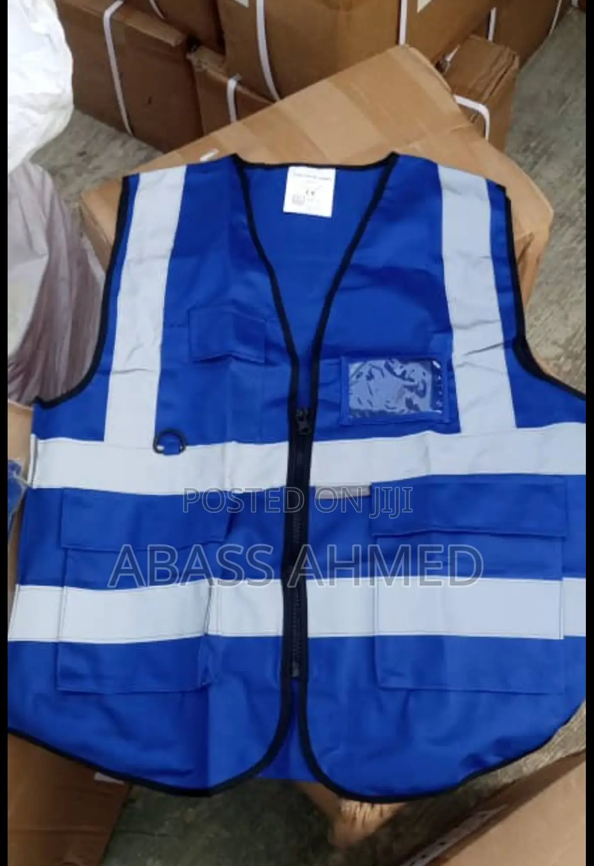 Reflective Jacket With Pocket