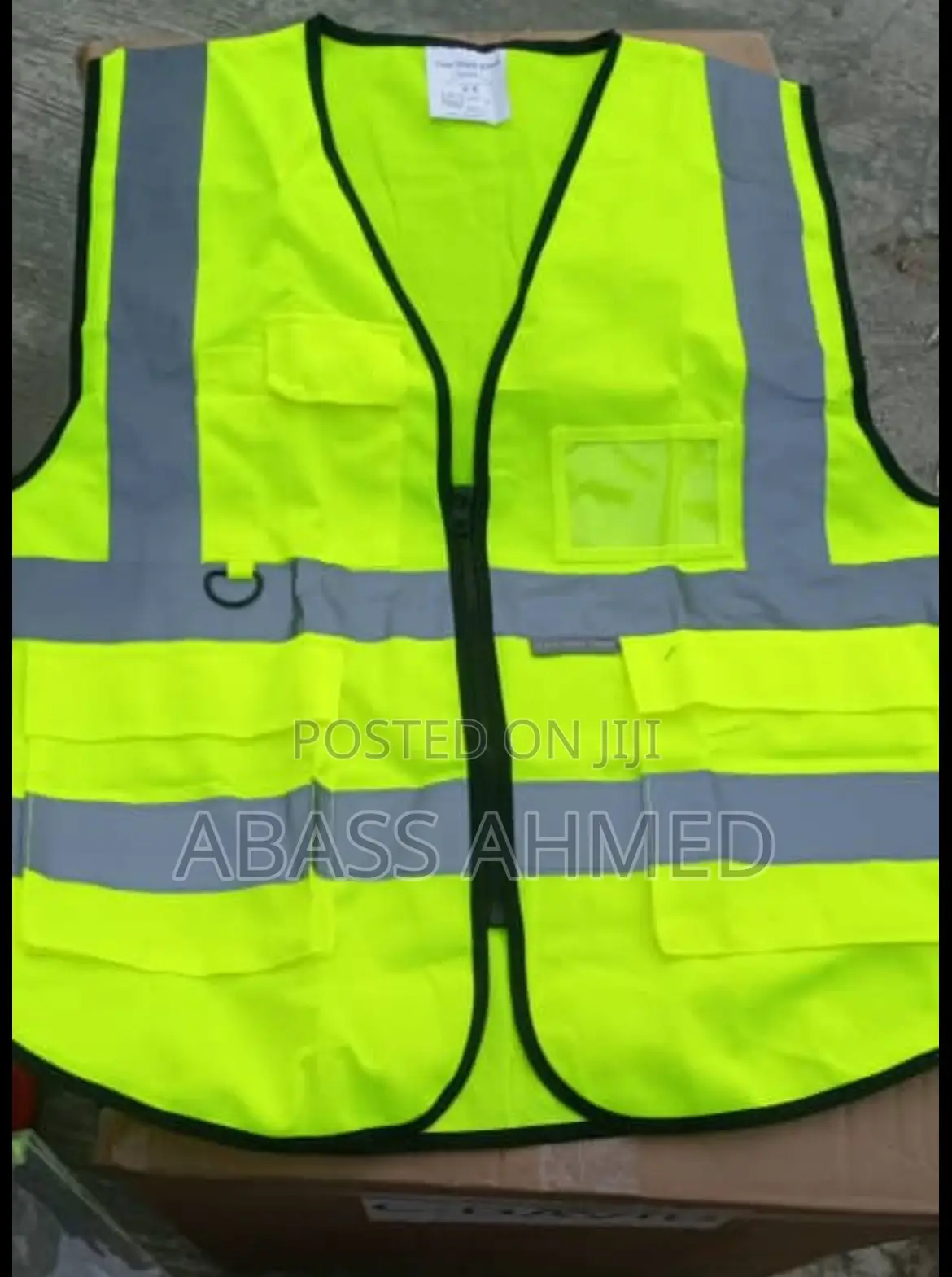 Reflective Jacket With Pocket