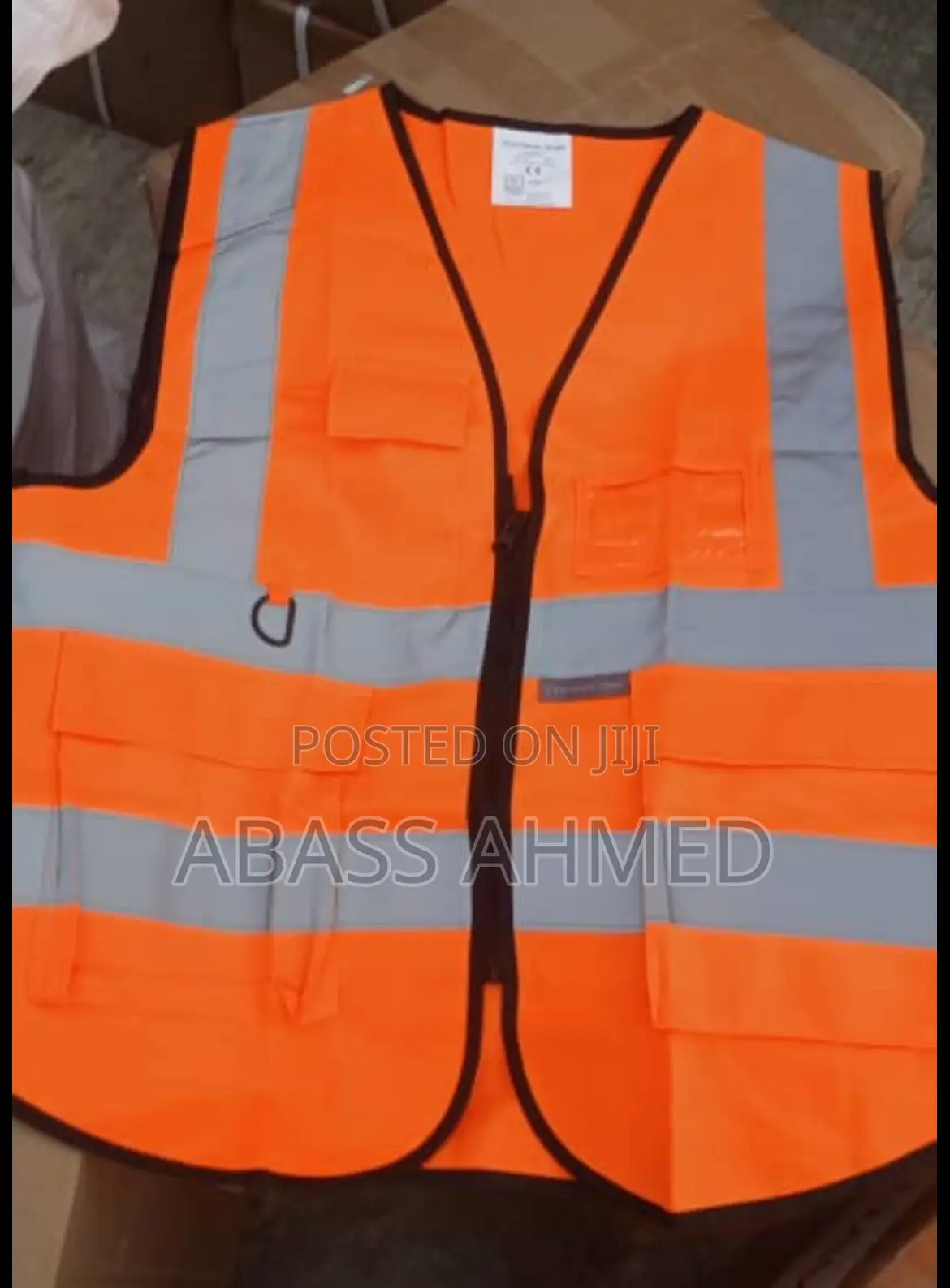 Reflective Jacket With Pocket