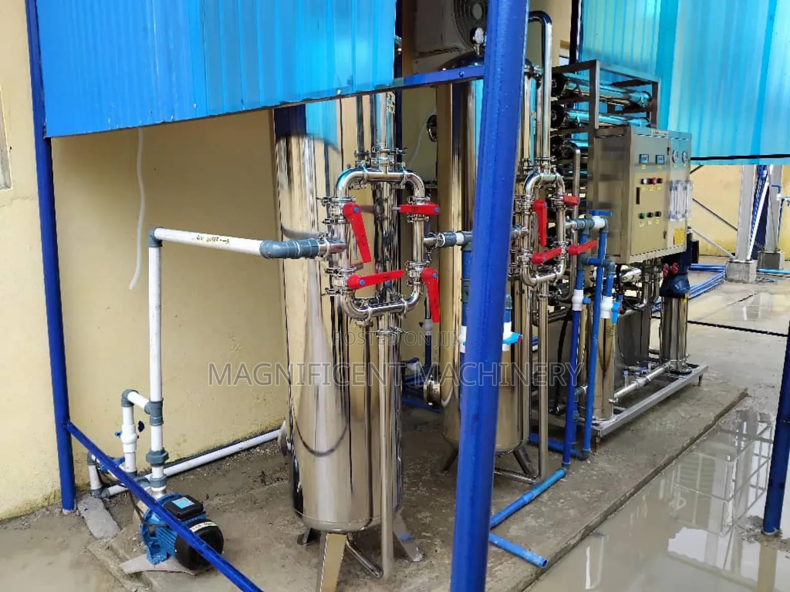 2 Tons Reverse Osmosis System With 8 Nitto Membranes