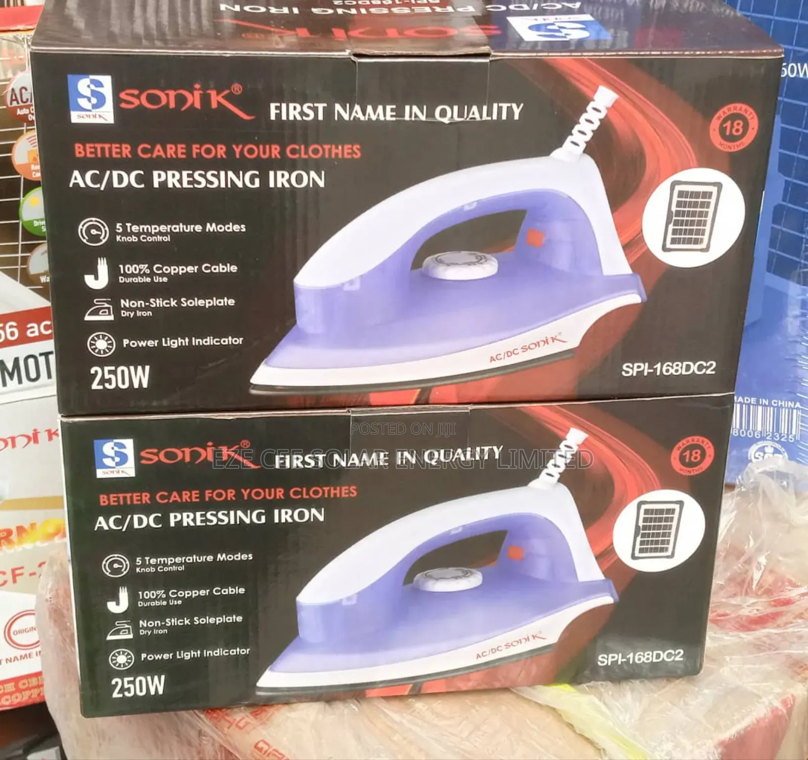 Solar Pressing Iron