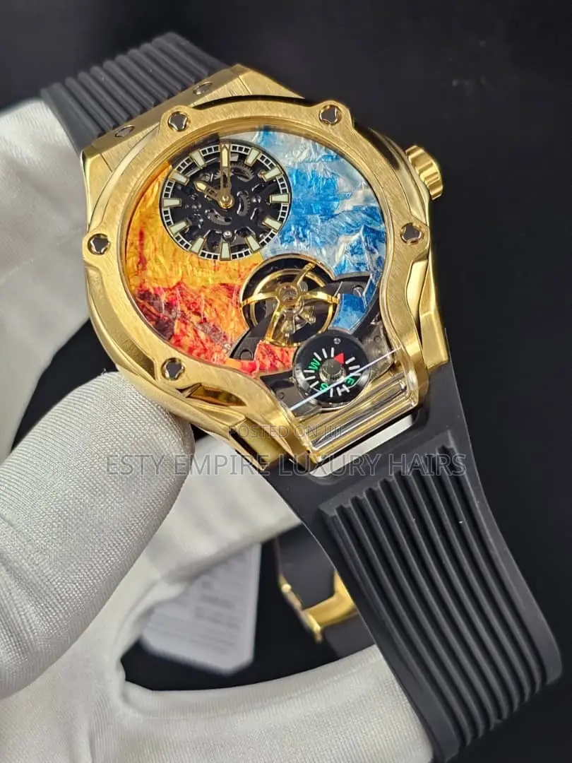 High Quality Luxury Hanboro Rubber Wristwatch