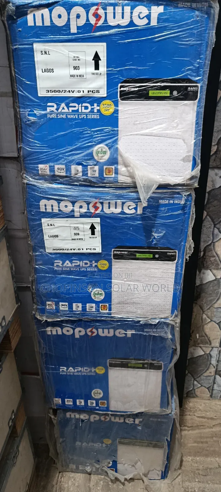 Solar Energy Mopower Inverter 3.5kva/24votts