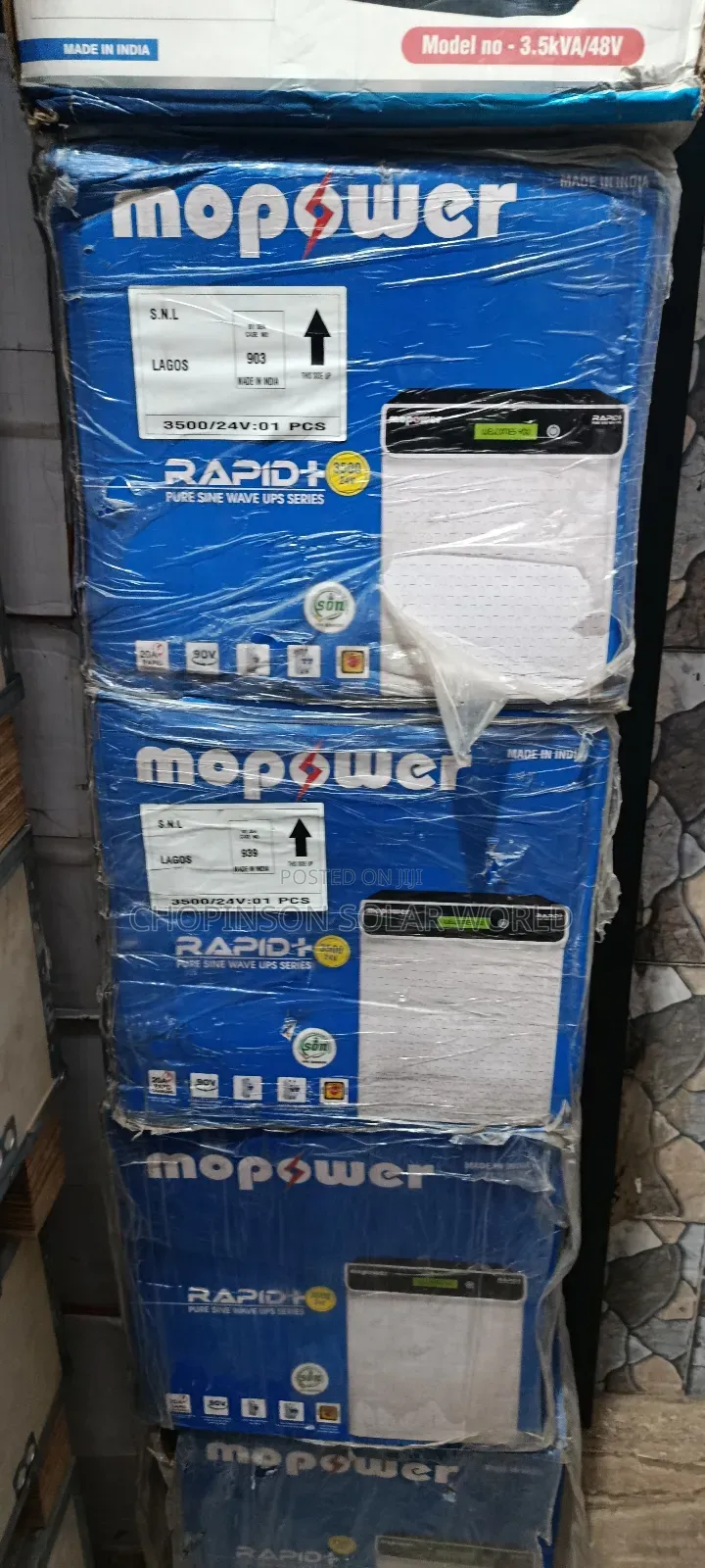 Solar Energy Mopower Inverter 3.5kva/24votts
