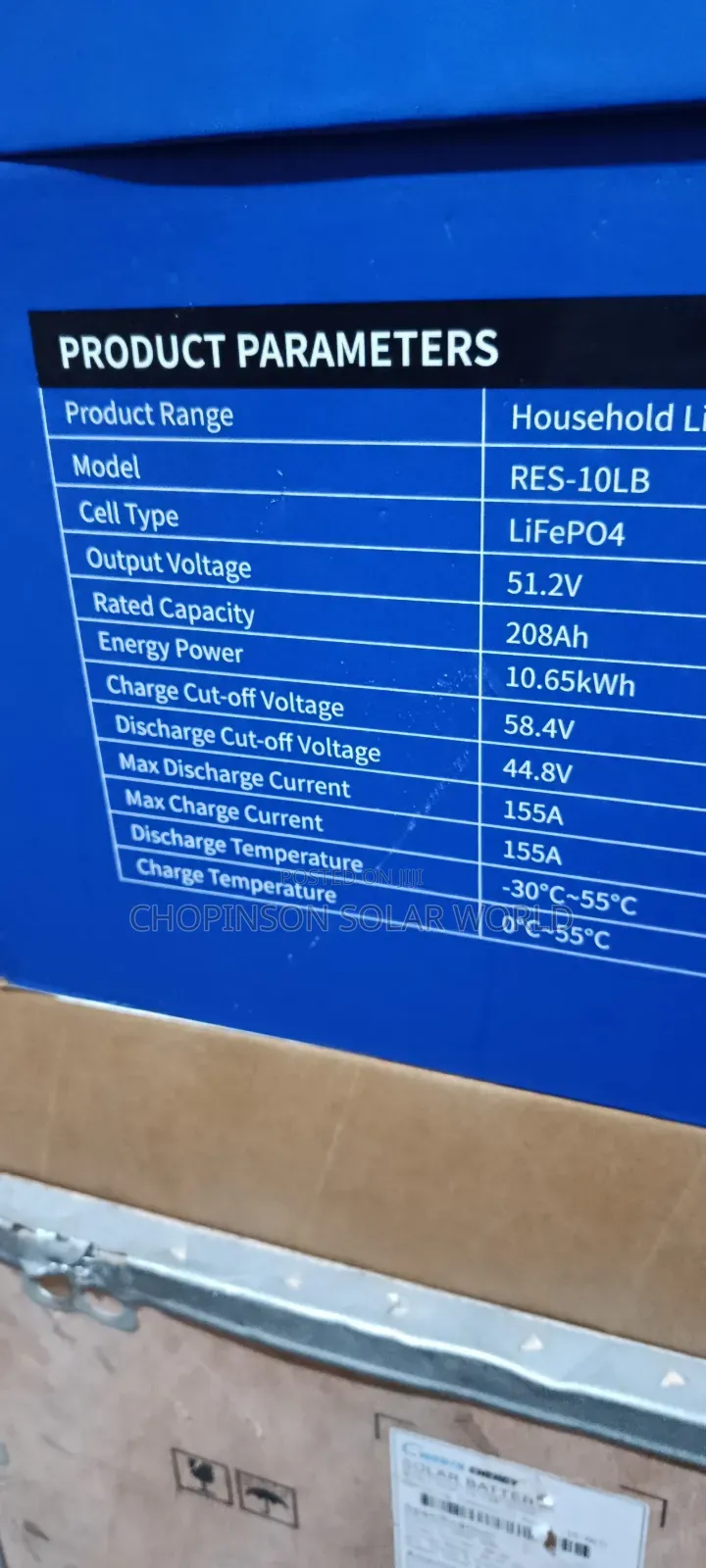 Solar Energy Hyper Power Lithium Ion Battery 10kw/51,2votts