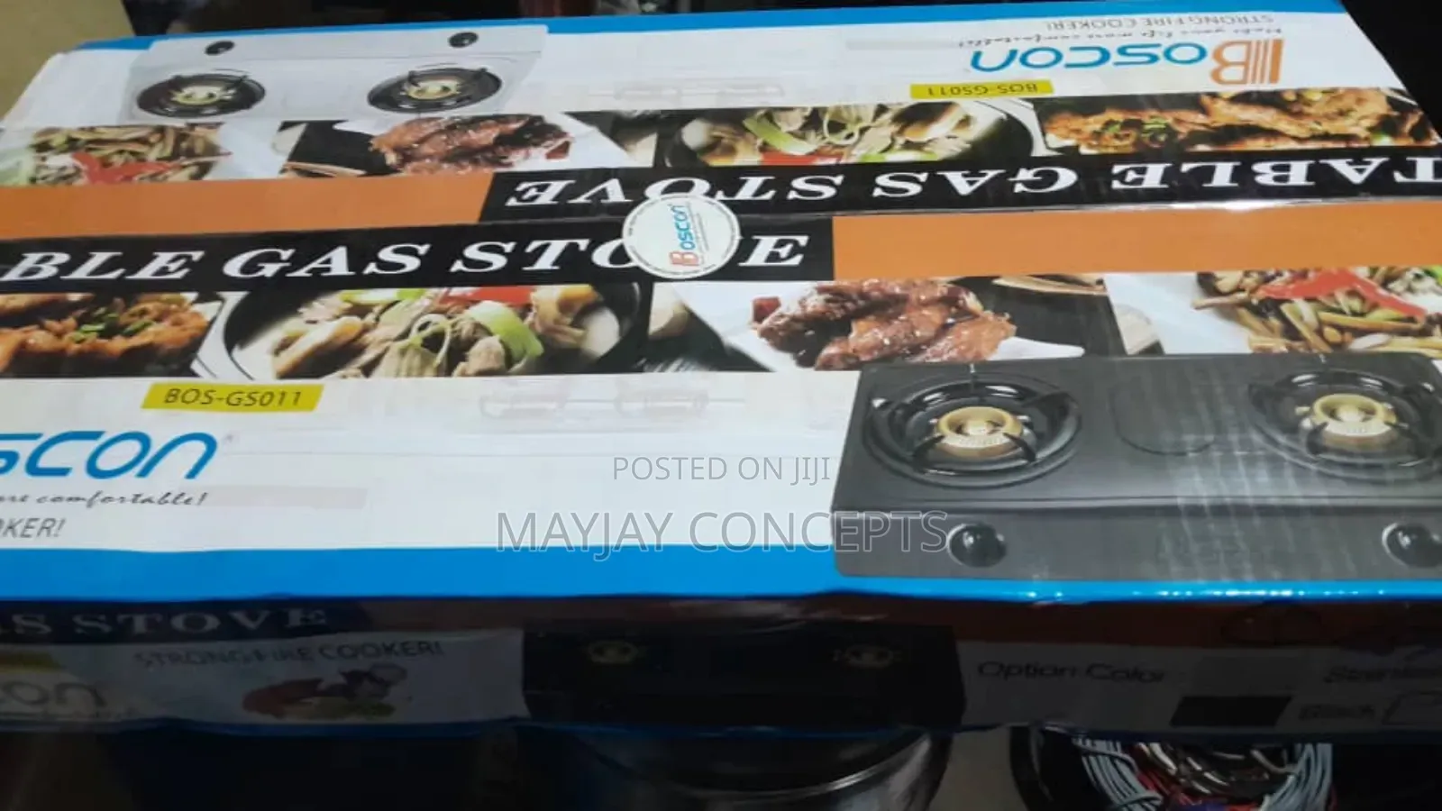 Boscon Rustless Double Gas Stove/Burner-Original Mould Burner