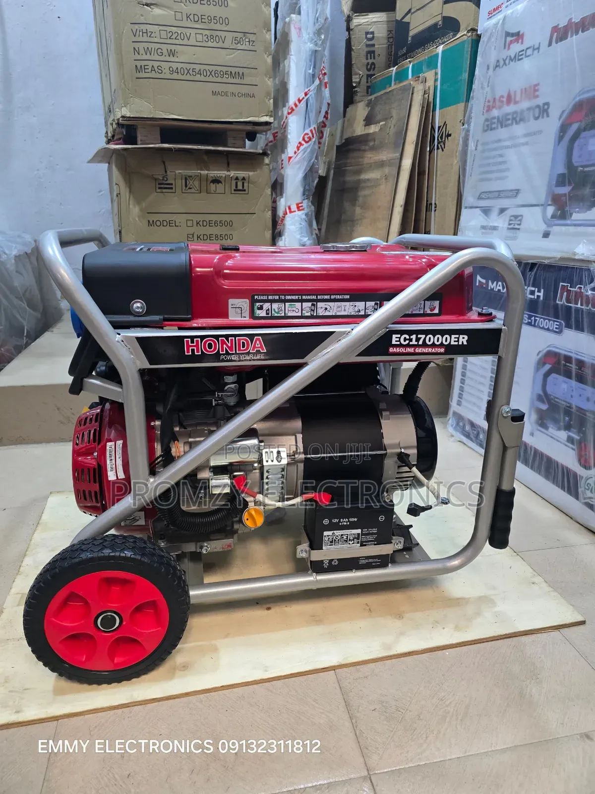 12.5kva Honda Remote Control Petrol 100% Copper Coil