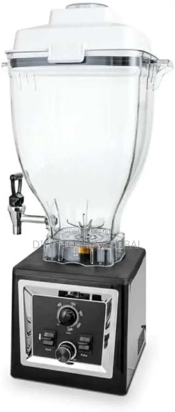 Commercial Blender 12l With Tap Heavy Duty Food Smoothie Blender