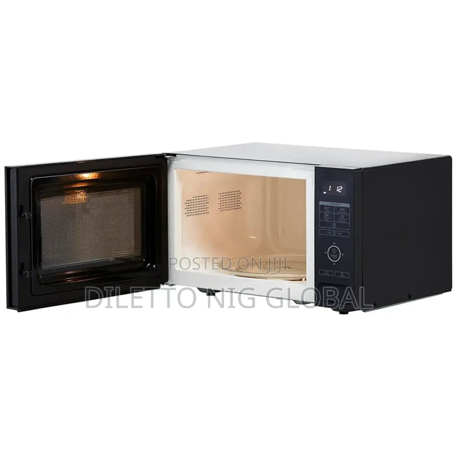 Sharp Rbs232tb 23 Litre Microwave - Black Glass
