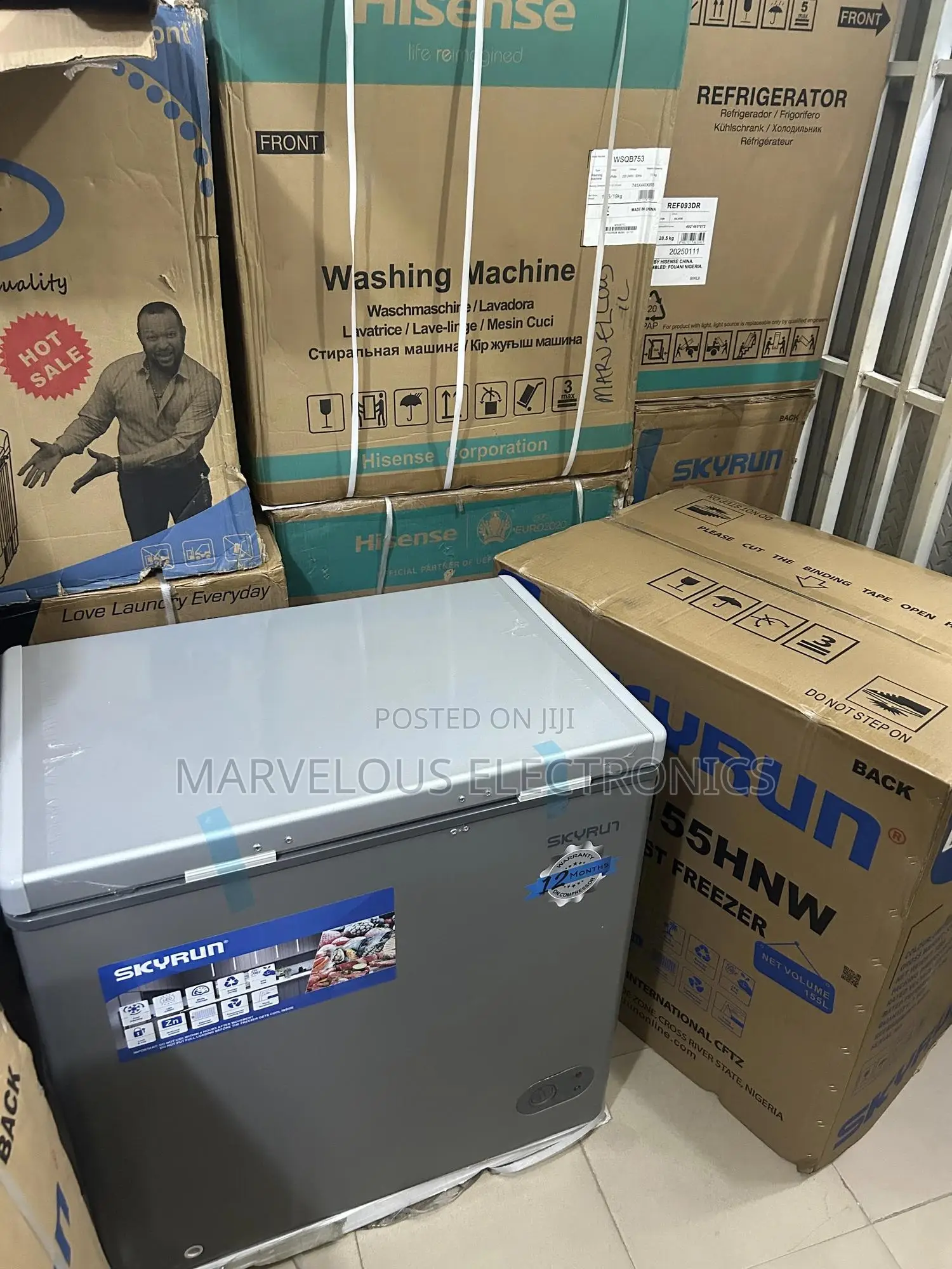 Brand New Copper Engine Super Cooling Skyrun 250litters Chest Freezer