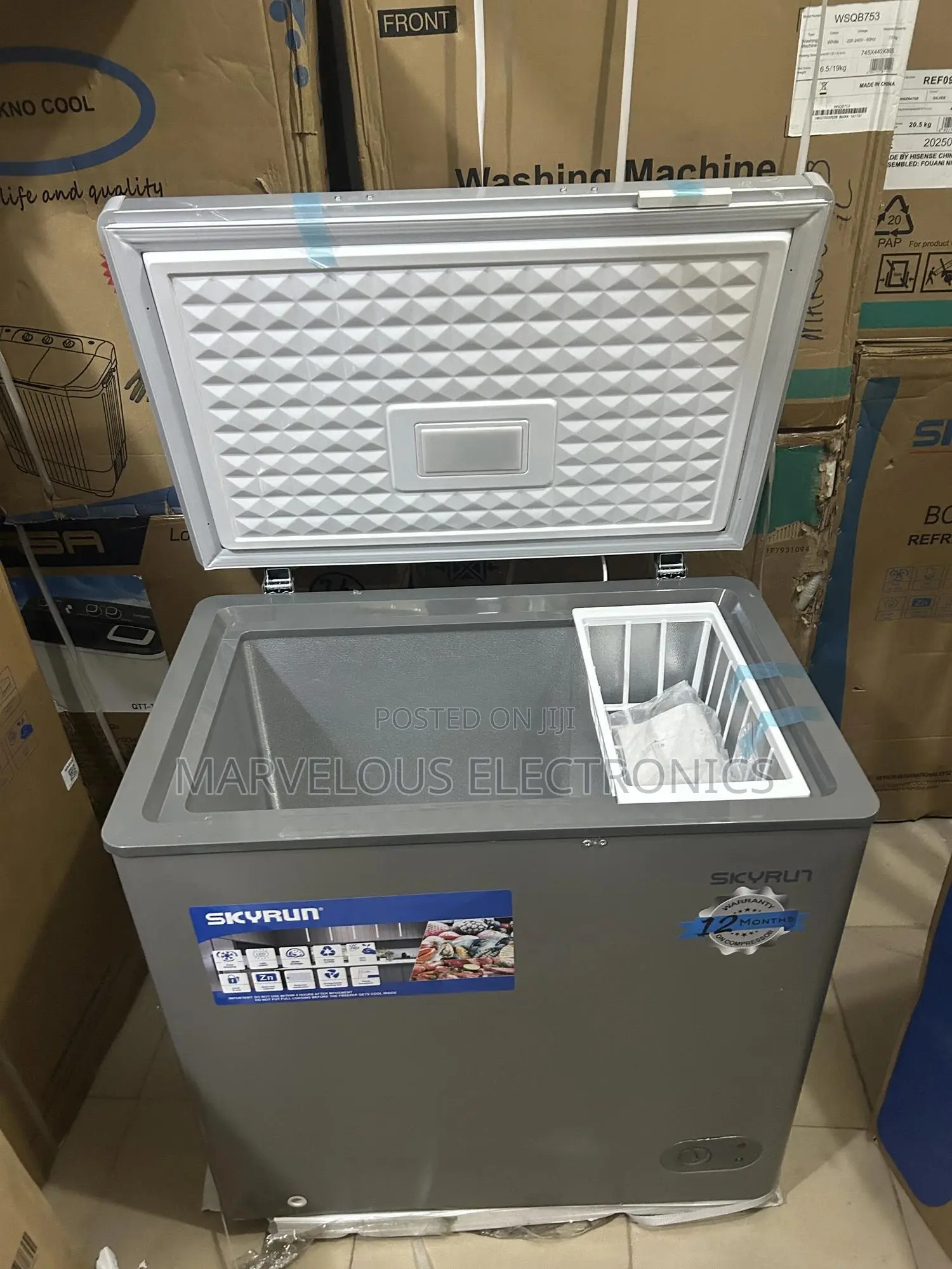 Brand New Copper Engine Super Cooling Skyrun 250litters Chest Freezer